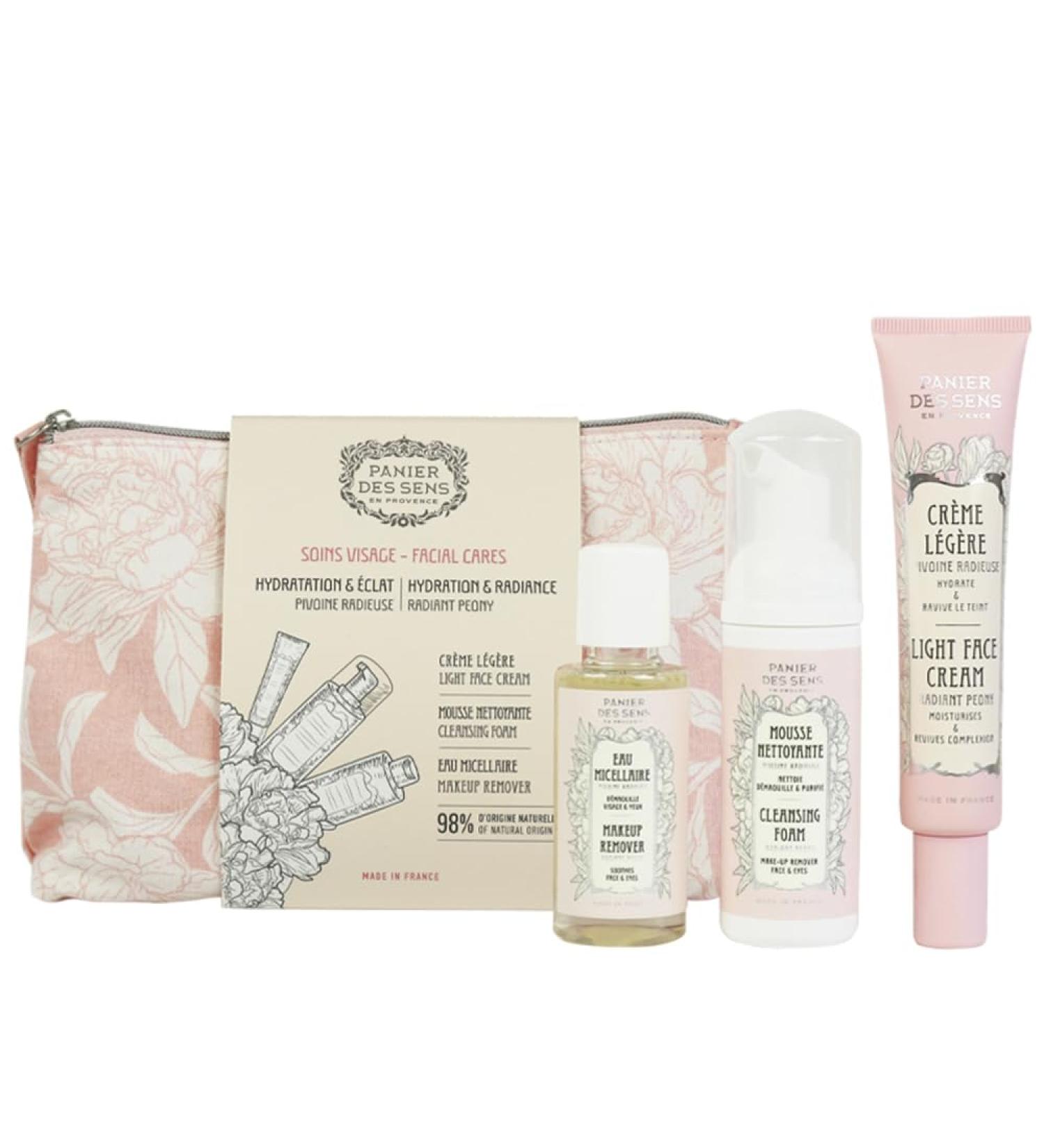 Shop Panier des Sens Face Care Travel Set - 3 Natural French Toiletries for Women | Face Wash & Moisturizer - 98% Natural - Buy Online on GoSupps.com