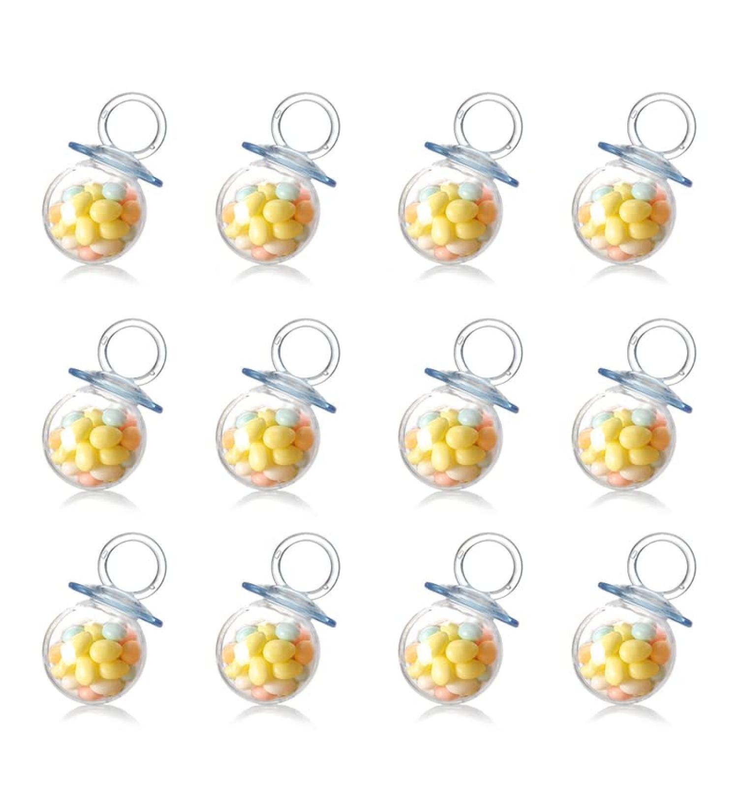 Lot de 12 mini bouteilles de bonbons pour f te pr natale emballage cadeau bo te cadeau pour v nement centre de table f te pr natale anniversaire f te (bleu) - Buy Online on GoSupps.com