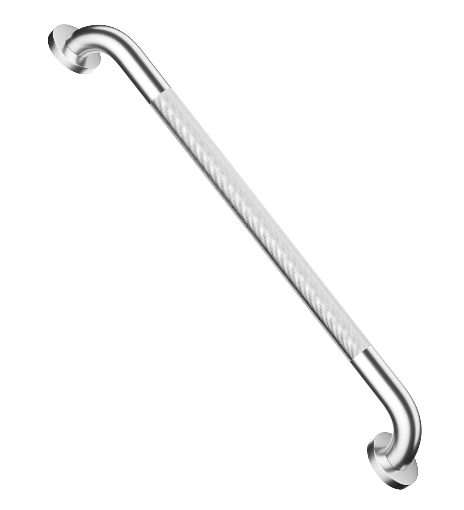 24 Inch Anti Slip Shower Grab Bar  Munzong Stainless Steel Bathroom Grab Bar  Satin Brushed Nickel Knurled Bathroom Balance Bar Safety Hand Rail Support Handicap Elderly Senior Assist Bath Handle 24 Inch Satin Brushed Nickel - Buy Online on GoSupps.com