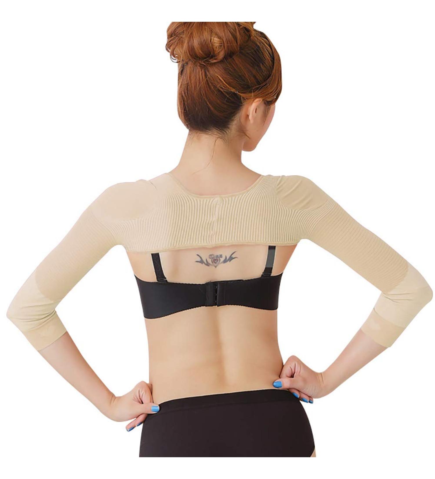 Gudessly Women's Slimming Arm Shapers - Back & Shoulder Support Posture Corrector for Humpback - XL (US M) Nude | International Shipping - Buy Online on GoSupps.com