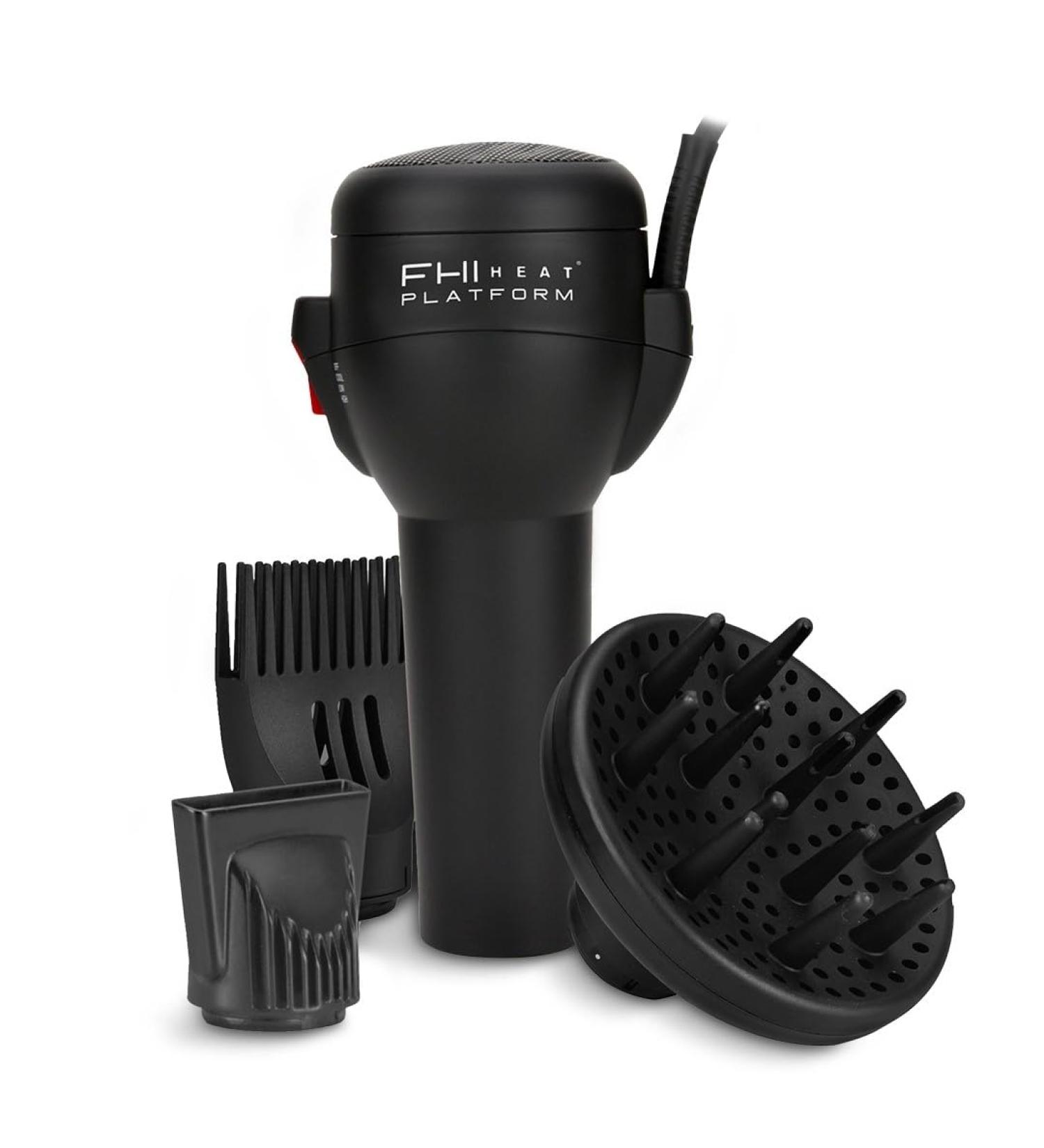 FHI Heat Platform All-In-One Handleless Hair Dryer with Attachments - Blow Out Set Comb Concentrator & Diffuser - International Shipping Available - Buy Online on GoSupps.com