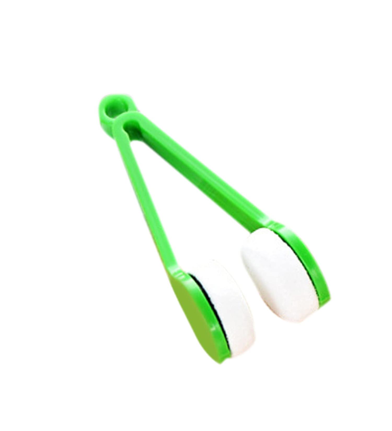 Buy Portable Glasses Cleaning Clip & Brush - Mini Eyeglass Cleaner Tool (Green) for International Shipping - Buy Online on GoSupps.com