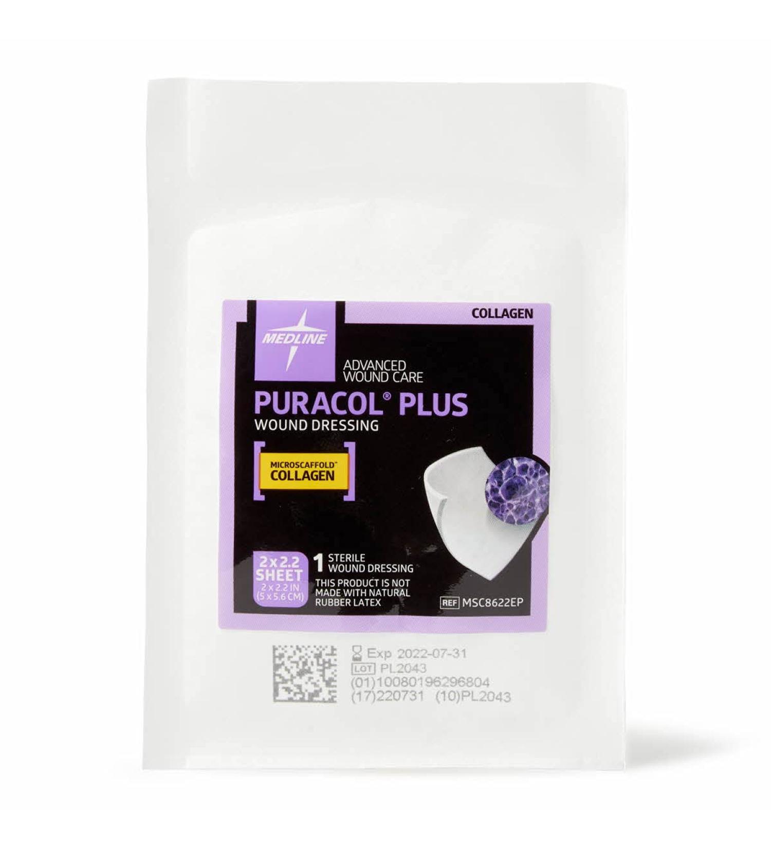Puracol Plus Collagen Dressing MSC8622EPH  One Dressing - (Each)