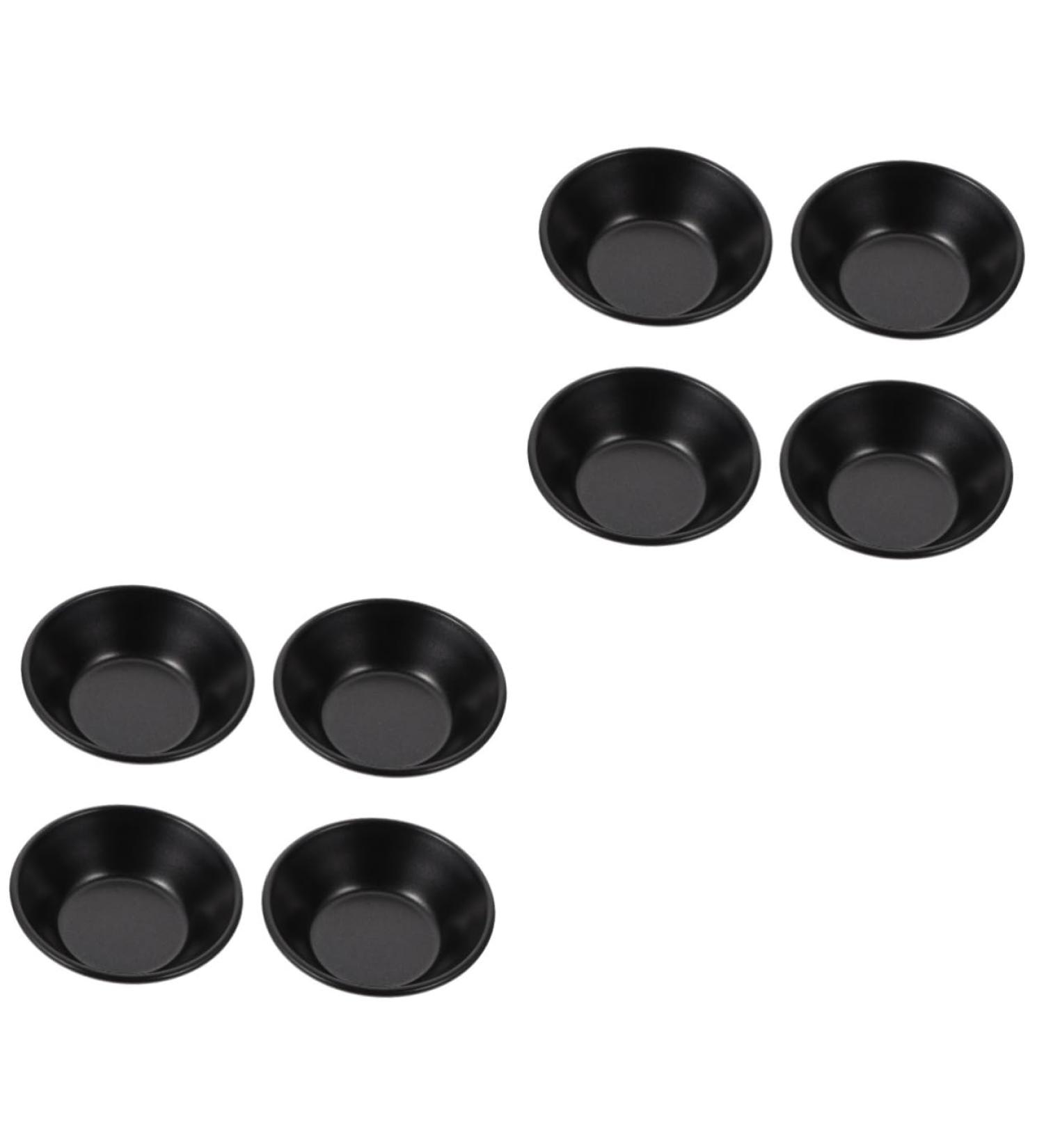 Zerodeko 8 Pcs Egg Tart Mold Circle Cake Pan Foil Pans Individual Muffin Tins for Airfryer Puto Cup Tartlets Dessert Cheesecake Practical Baking Molds Tart Dish Decorate Fudge Carbon Steel 8X8CMx2pcs - Buy Online on GoSupps.com