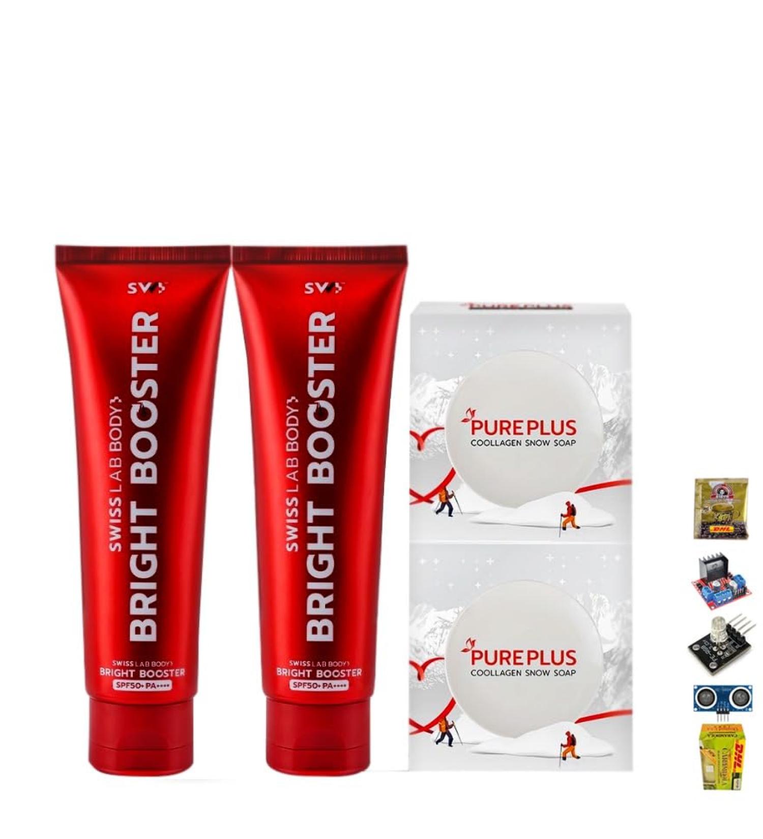 Moisture Nourish Big Set | Swiss Lab Ultimate Body Booster + Collagen Soap | Free Beauty Gifts | Beautygoodshop - Buy Online on GoSupps.com