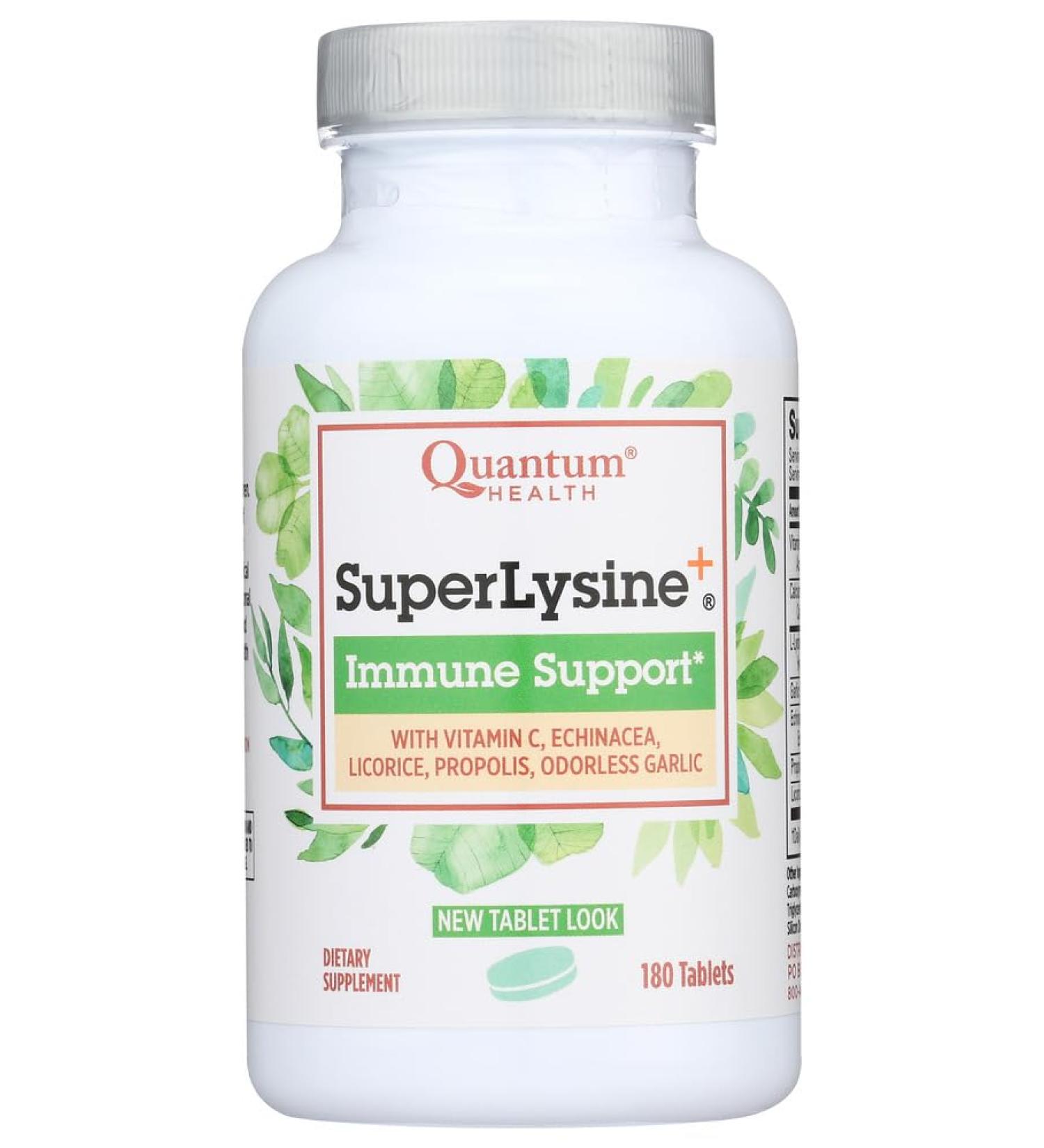 Quantum Super Lysine 180 Tabs 4 Bottles - Buy Online on GoSupps.com
