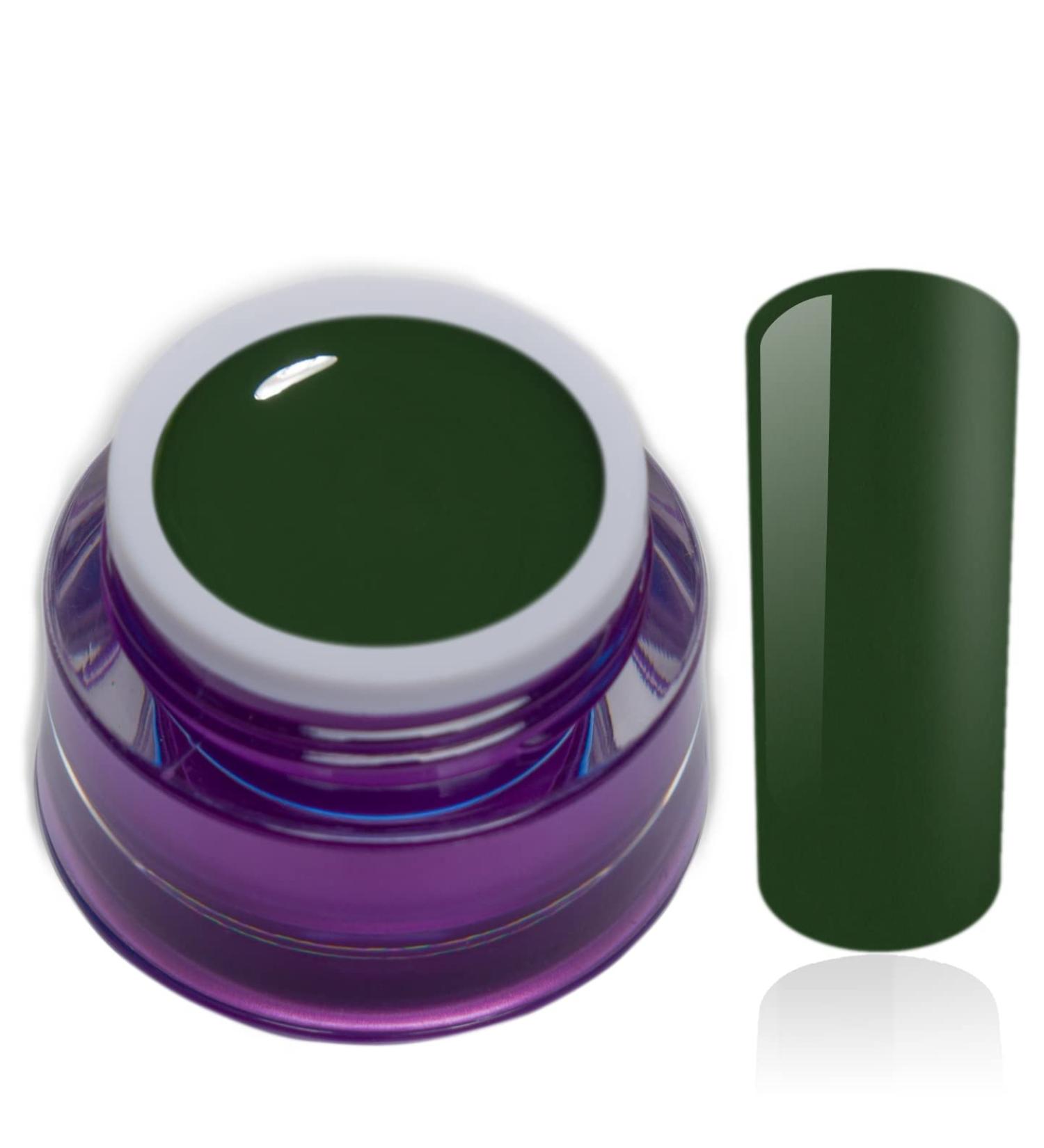 Army Green Olive Color Gel - UV LED Nail Gel Studio Quality by RM Beautynails (5ml) - Buy Online on GoSupps.com