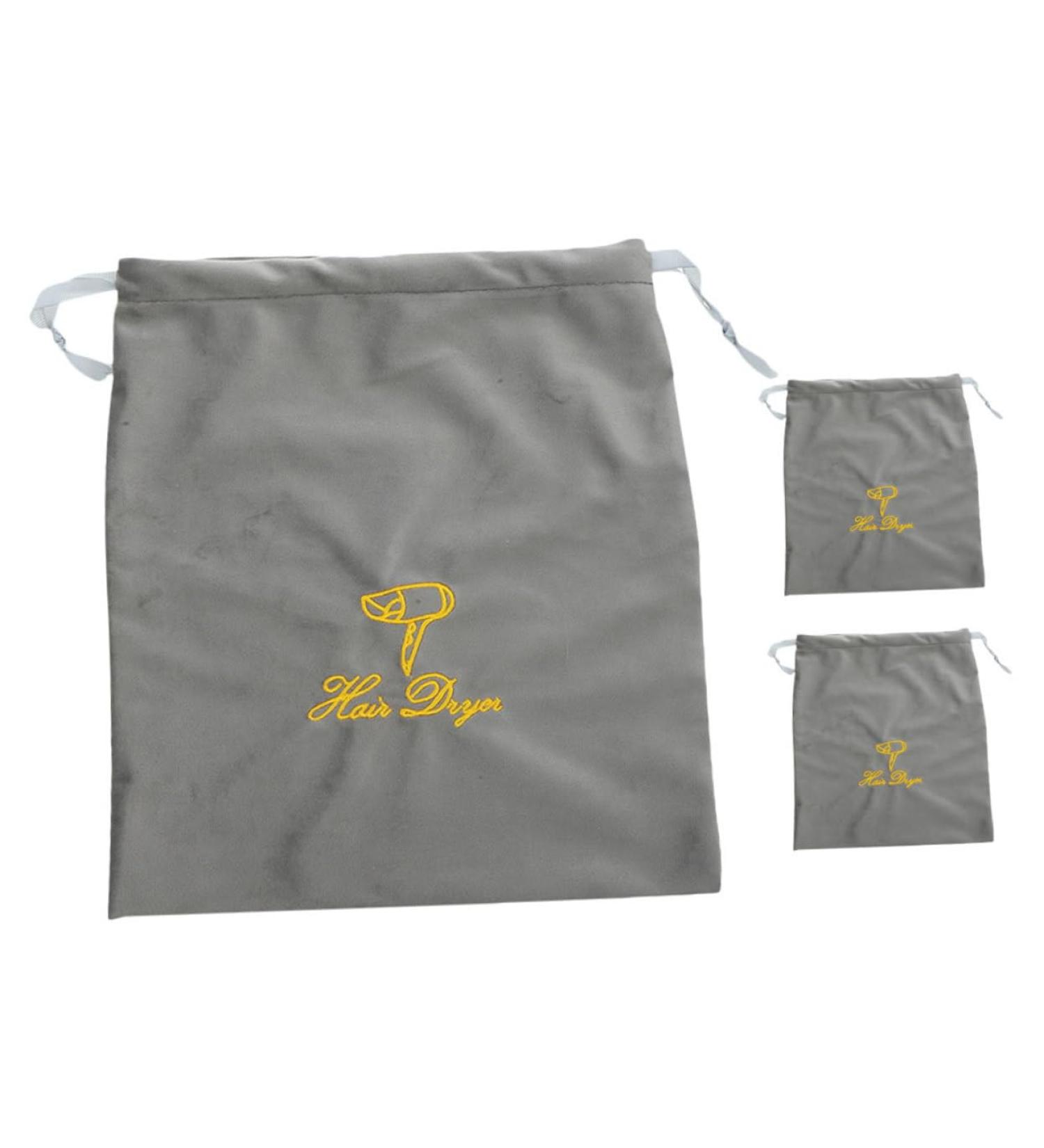HAPINARY 3pcs Travel Drawstring Bag Hair Dryer Attachments Storage 30.00X25.00X0.50CM As Shown - Buy Online on GoSupps.com