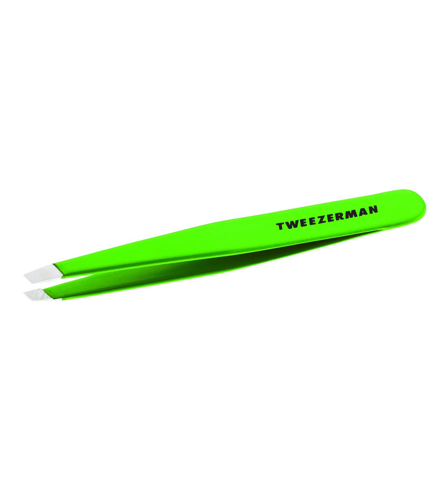 Tweezerman Green Apple Slant Tweezer - Precision Tools for Perfectly Groomed Brows - Buy Online on GoSupps.com