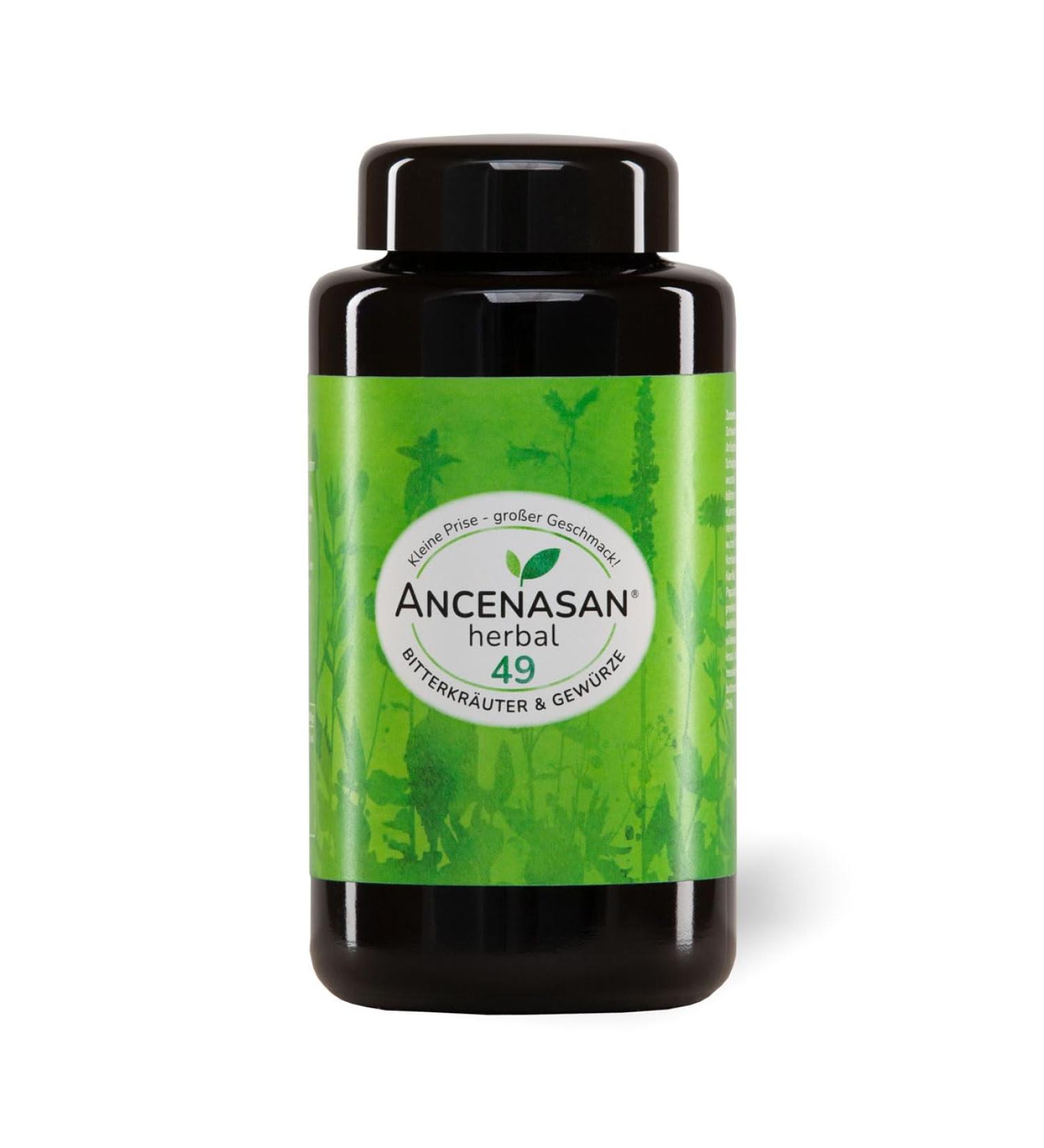 Ancenasan Herbal 120g - 49 Bitter Herbs & Spices | Alcohol-Free Gluten-Free Vegan 100% Natural - Buy Online on GoSupps.com