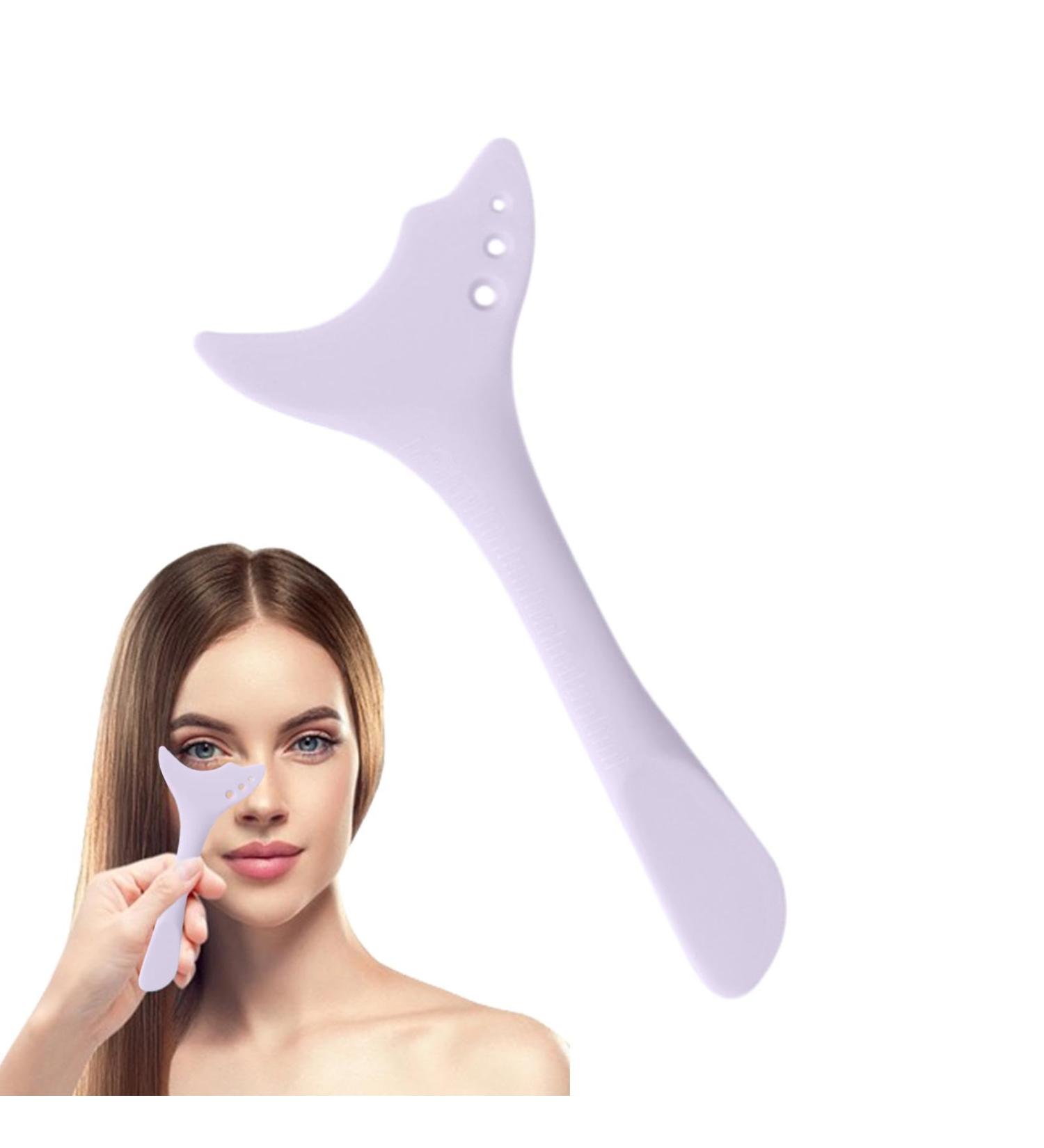 Kumprohu Lash Guard For Mascara - Silicone Eyeshadow Stencils Pad | Multifunctional Reusable Eyelash Lipstick Eyeshadow Applicators Aid Tool For Beginners And Makeup Masters Purple - Buy Online on GoSupps.com