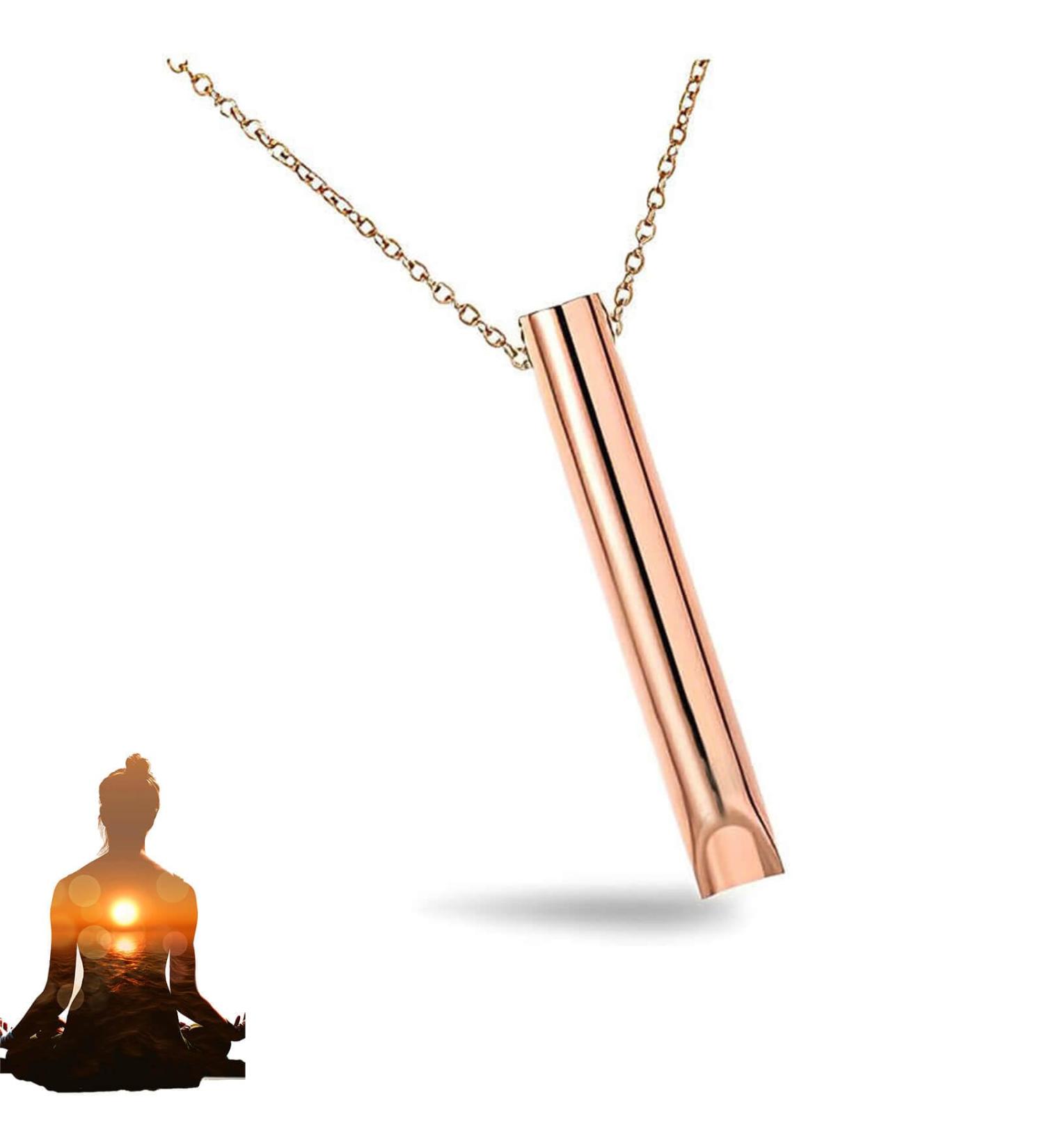 Zorkrin Anapana Breathing Necklace - Enhance Your Breathing Techniques for Mindfulness & Relaxation | International Shipping Available - Buy Online on GoSupps.com