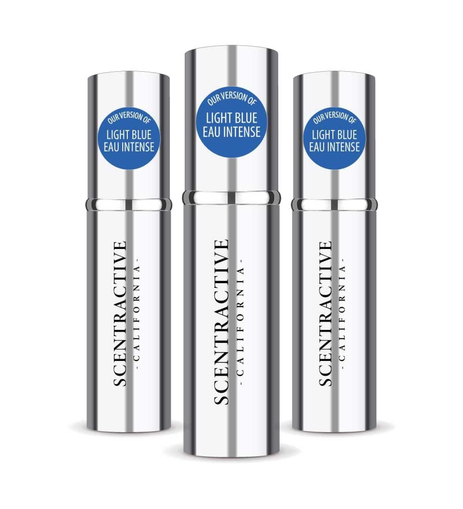 CA Perfume Impression of Dolce & Gab Light Blue Eau Intense For Men Replica Version Fragrance Dupes Concentrated Long Lasting Eau de Parfum Spray Refillable Atomizer Bottle 0.17 Fl Oz/5ml-X3 DOLCE & GAB LIGHT BLUE EAU INTENSE IMPRESSION 0.51 Fl Oz (Pack o - Buy Online on GoSupps.com