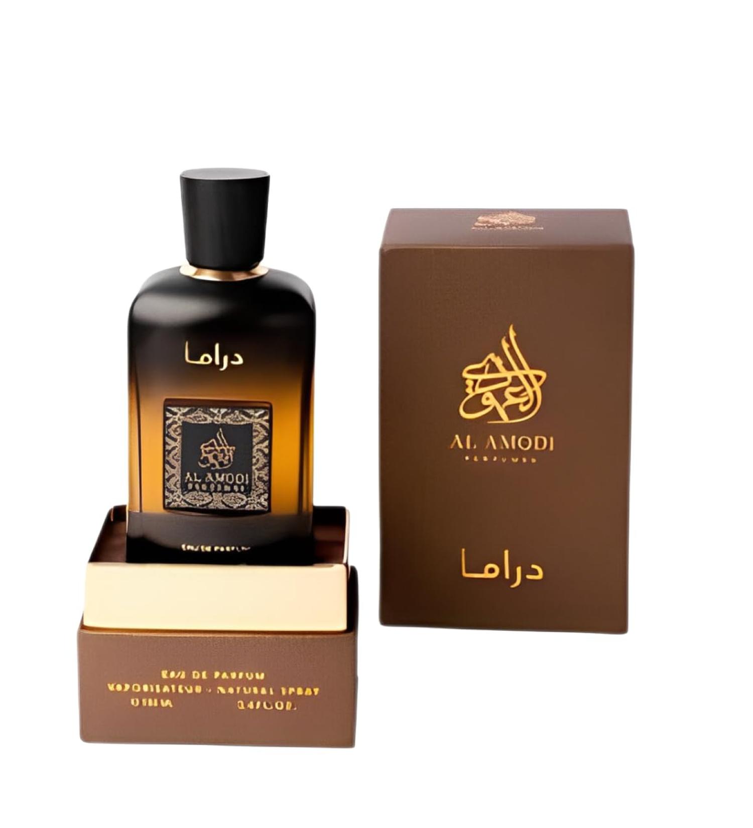 Drama Arabic Perfume for Men Eau de Parfum 3.2 fl oz Tropical Blend Orange Pink Pepper Lemon Refreshing Exotic Aroma - Buy Online on GoSupps.com