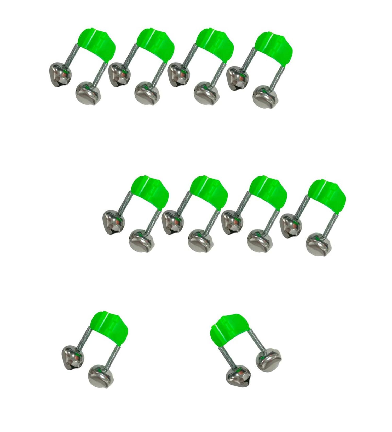 Kaiaiwluo Angel Klingel 10 Pcs Fishing Alarm Bell Set | Bite Indicator Fishing Accessories for Enthusiasts - Buy Online on GoSupps.com