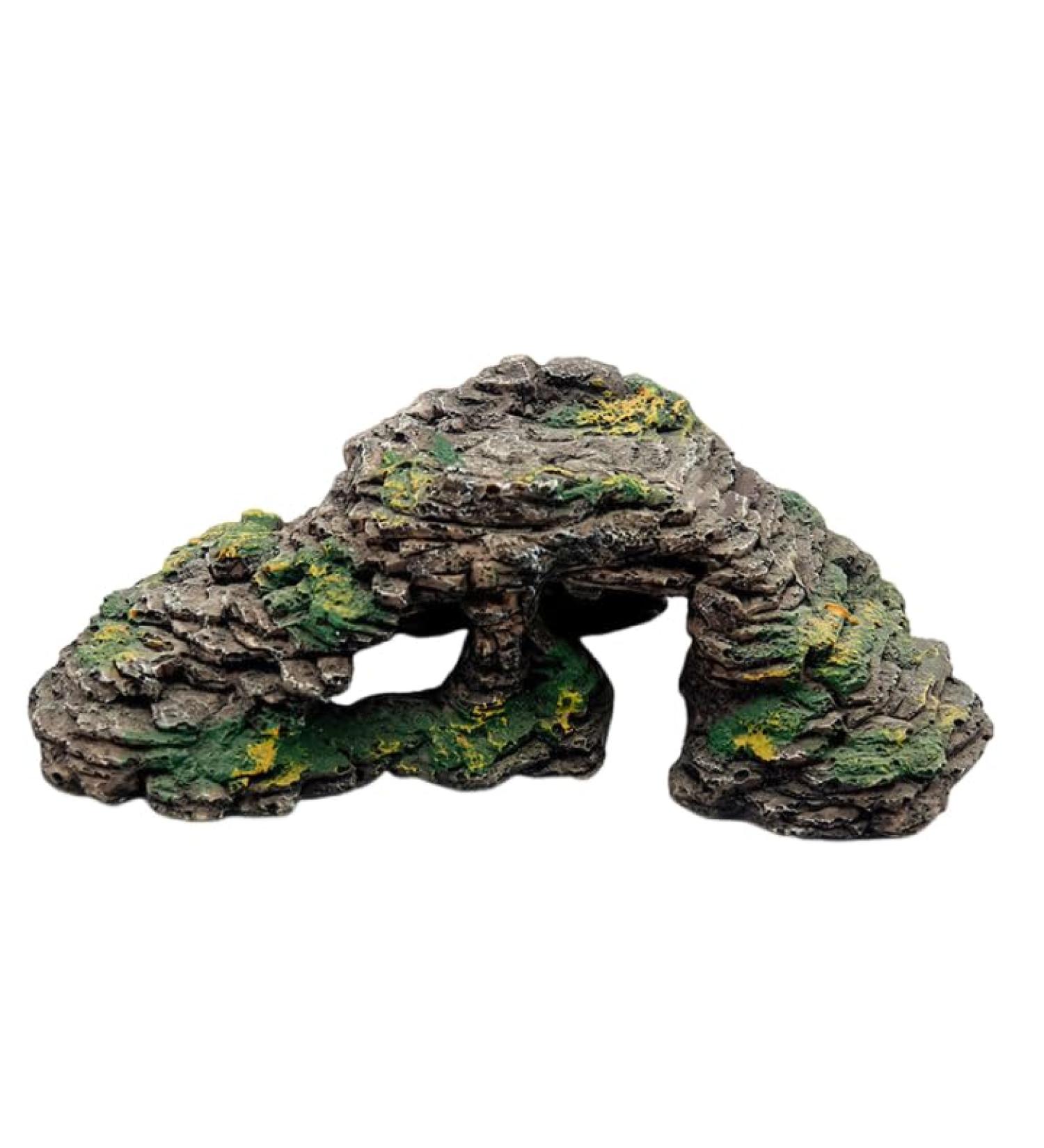 Buy Ctpeng Aquarium Cave Decoration for Betta & Cichlids - Slate Scape Ornament (23cm x 10.5cm x 7.2cm) | International Shipping Available - Buy Online on GoSupps.com