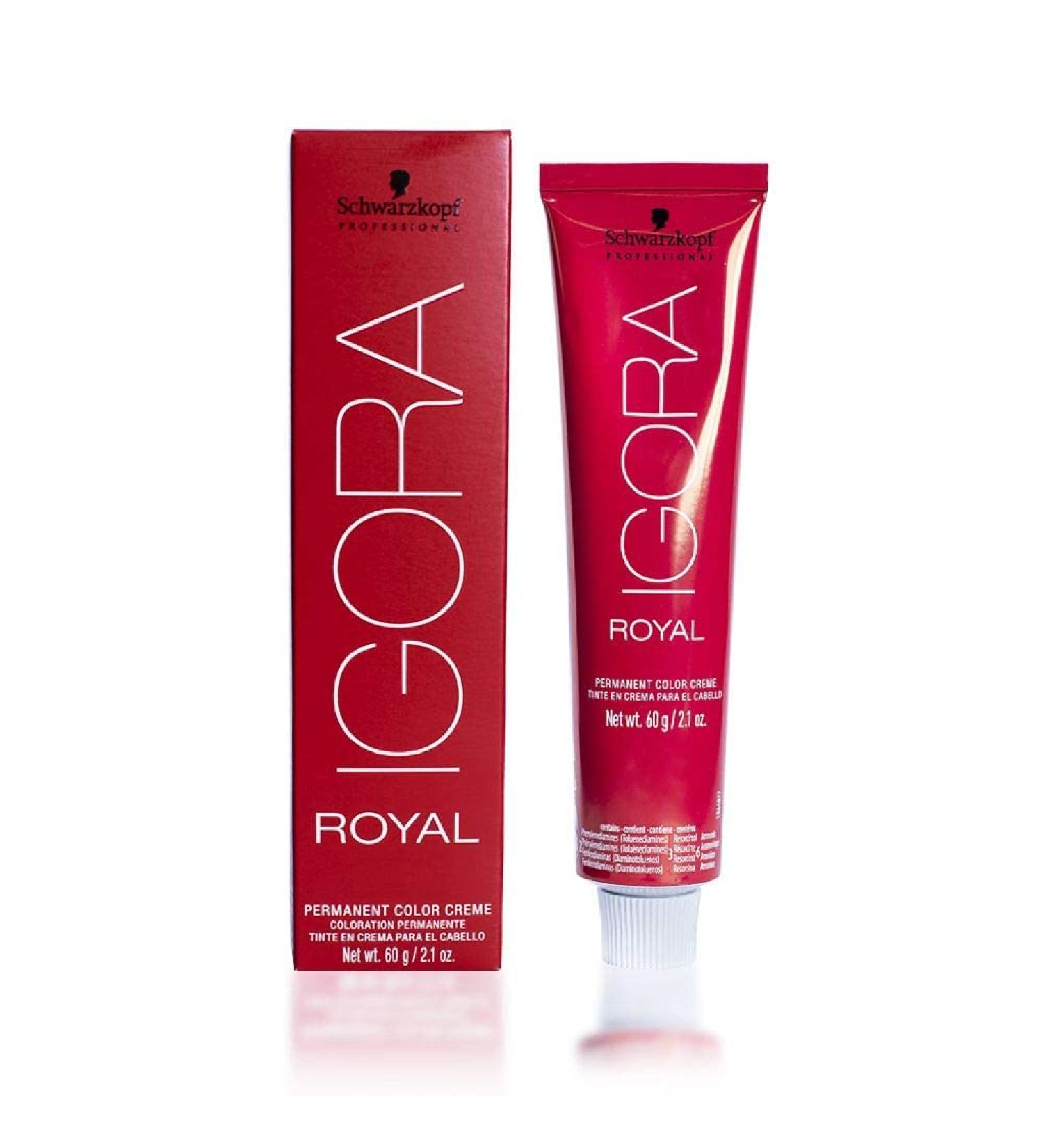 Schwarzkopf Professional Igora Royal Permanent Color Creme  4-6  Medium Brown Chocolate  60 Gram 4-6  Medium Brown Chocolate 2.11 Ounce (Pack of 1)