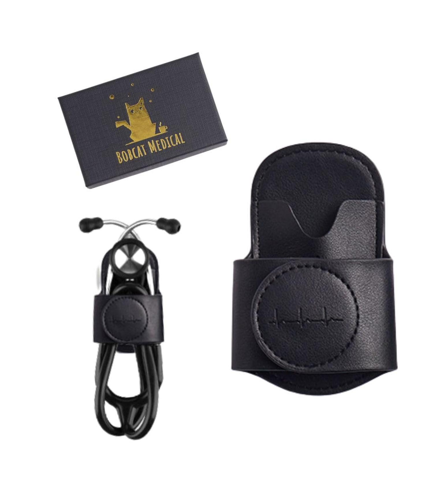 Magnetic Stethoscope Holster for 3M Littmann MDF & More - Hip Clip Holder for RN MD EMT & Medical Students (Black - Buy Online on GoSupps.com