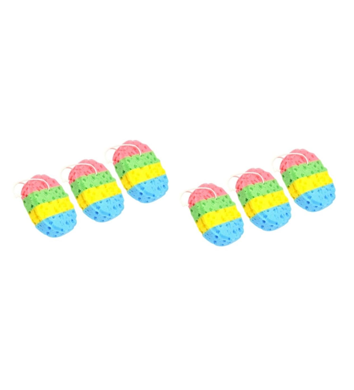 Buy Hemoton 6 Pcs Natural Sea Sponge Bathing Tools - Loofah Scrubber Diffuser & Body Wash Accessories for a Spa-like Clean | International Shipping Available - Buy Online on GoSupps.com