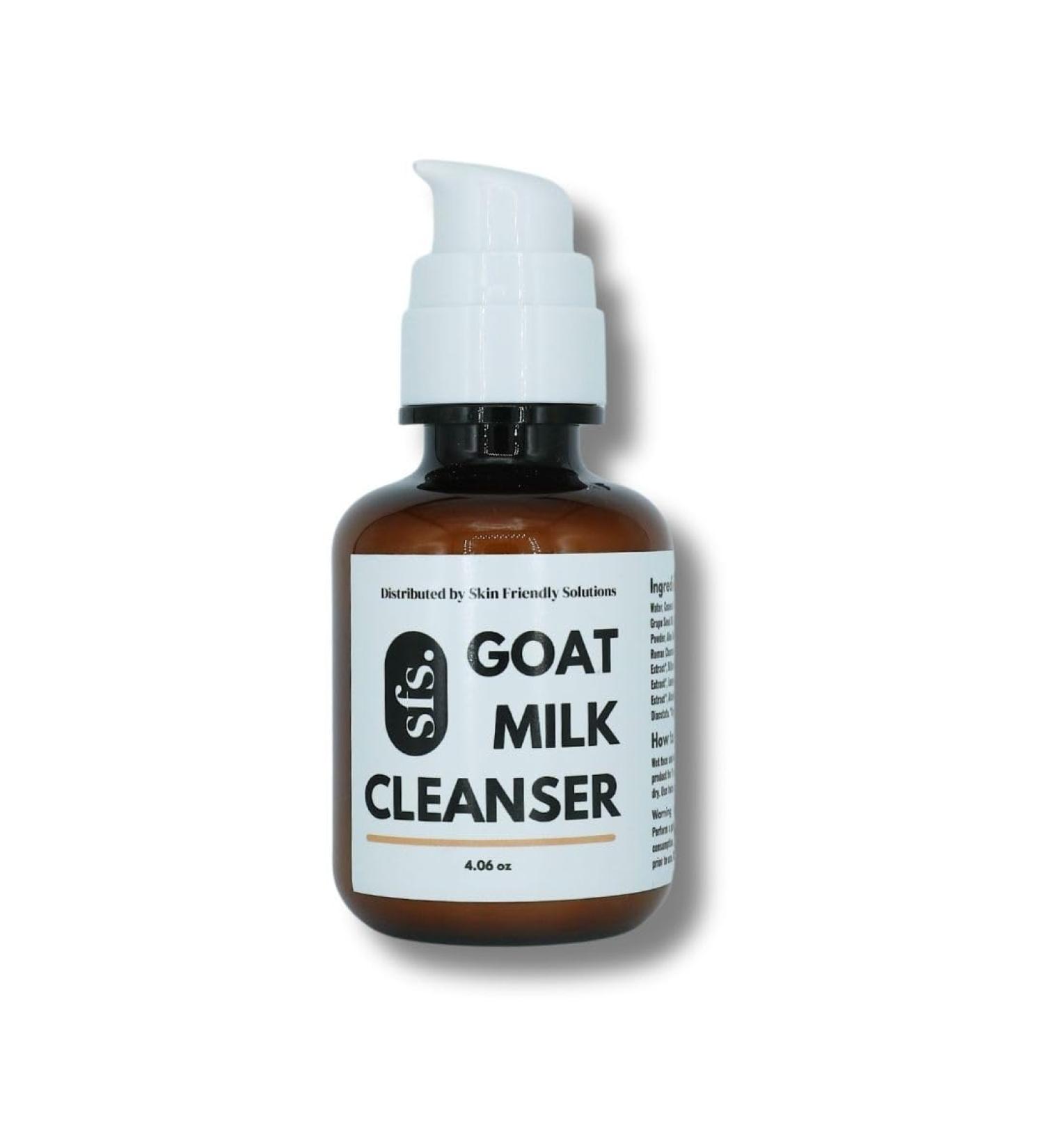 Goat Milk Cleanser with Aloe Vera & Coconut Oil | Gentle Non-Foaming Cleanser for All Skin Types - International Shipping Available - Buy Online on GoSupps.com