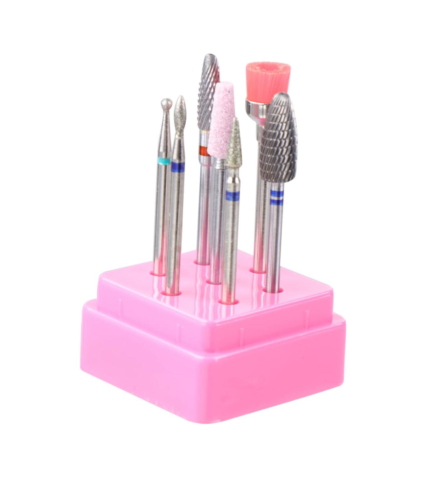 1 Set Manicure Tool Set Nail Art Tool Set Cuticle Drill Bit Cuticle Bit Nail Implements Set Tungsten Steel Nail Drill Bits Nail Polishing Tool Polisher Grinding Head 3 3 6cm As Shown - Buy Online on GoSupps.com