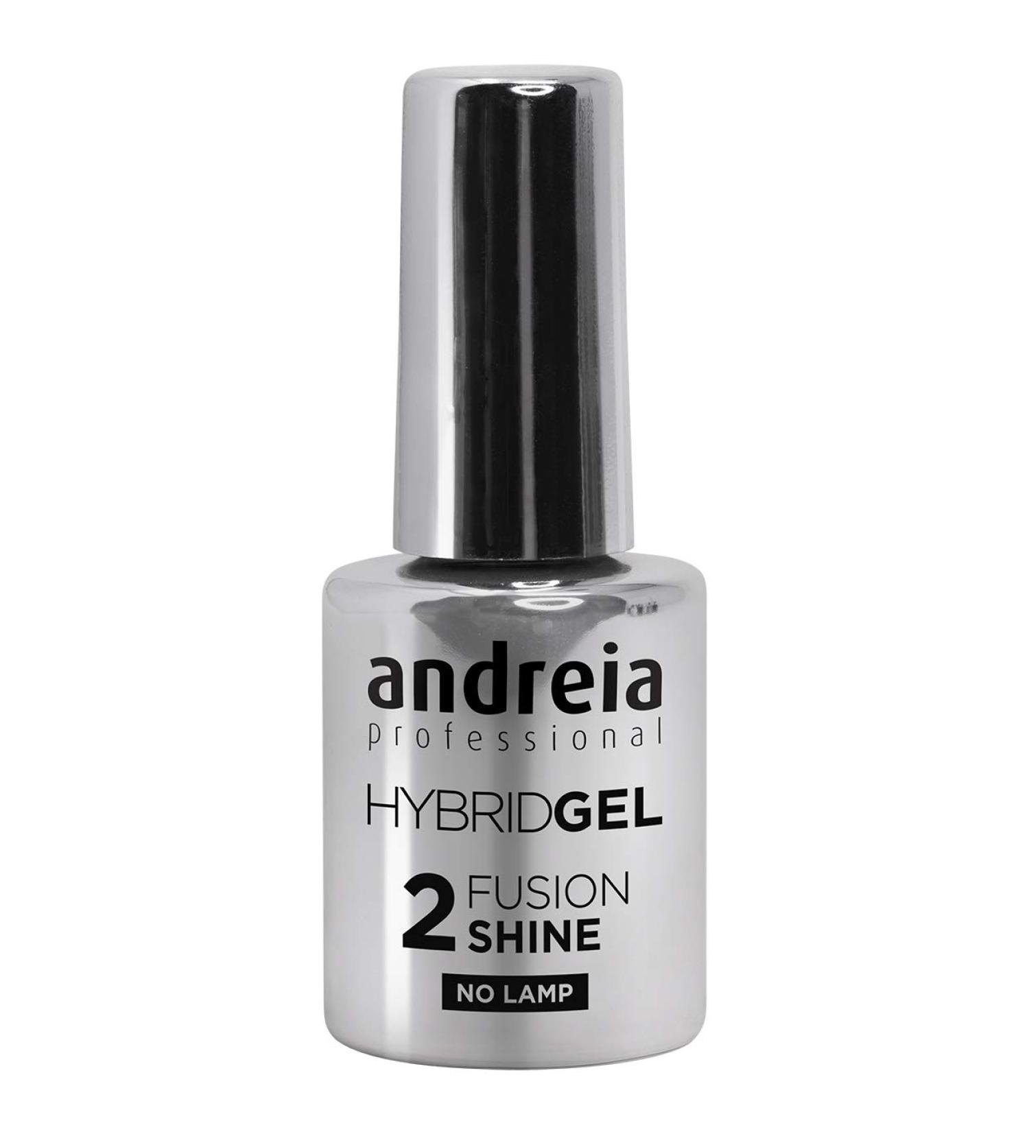Andreia Professional Hybrid Gel Nail Polish - 2 Steps and No Lamp Required Long Lasting and Easy Removal - Fusion Shine Top Coat - Buy Online on GoSupps.com