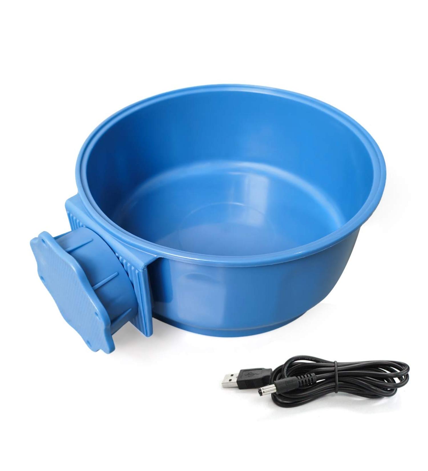Heated Pet Bowl 600ml - Indoor/Outdoor Water Supply for Dogs, Cats, Birds, Chickens, Ducks, and Livestock - Buy Online on GoSupps.com