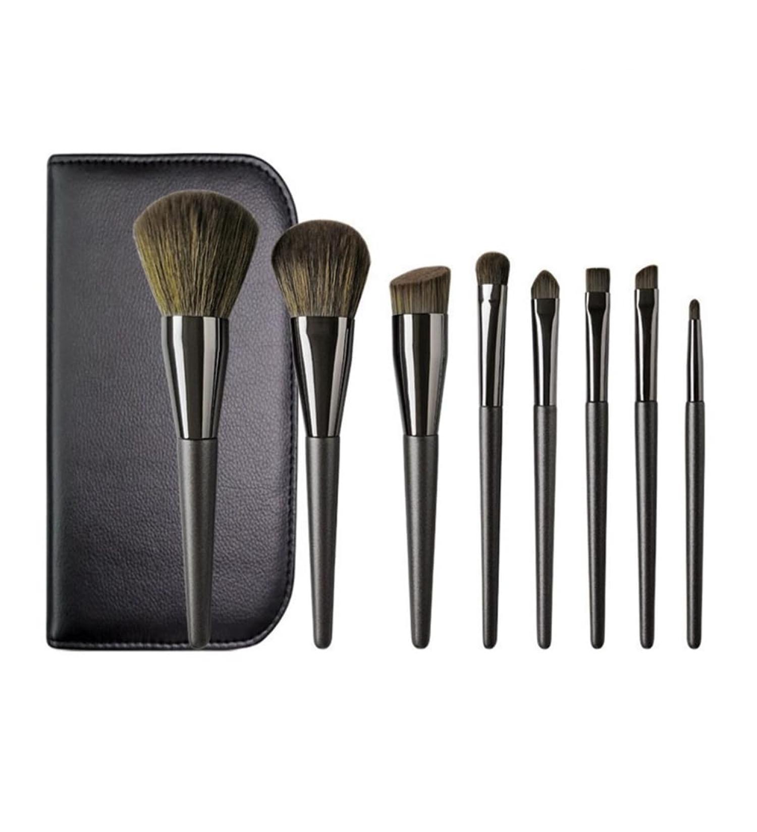 Eighosee 8 Color-Grabbing Makeup Brushes Wholesale Portable Makeup Brush Full Set Man-Made Fiber+Wood+Aluminum - Buy Online on GoSupps.com