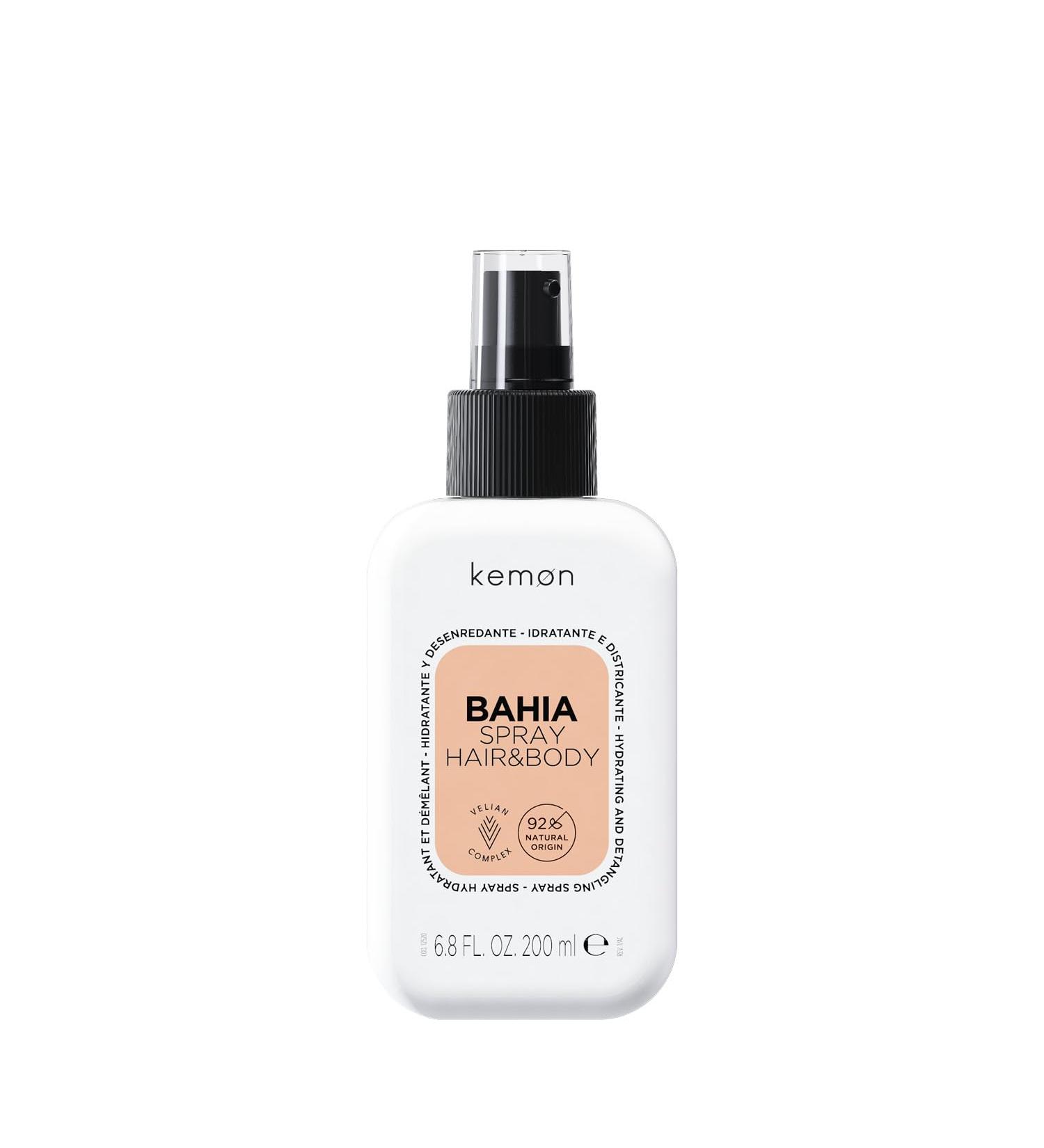  Kemon Kemon - Bahia Moisturizing and Detangling Spray for Hair & Body Leave-in for Body and Hair Silky Effect Thanks to Film-Coating and Conditioning Agents 200 ml - Buy Online on GoSupps.com