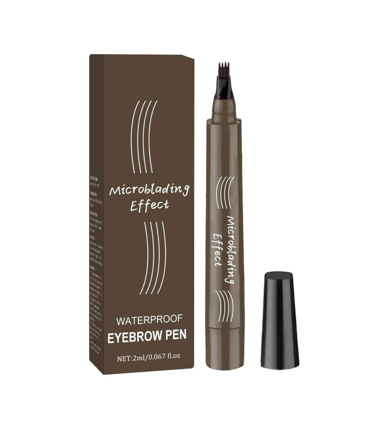 Eyebrow Pencil with 4 Tip for Natural Eyebrow Makeup Eyebrow Long-Lasting Eye Brow Pencils for Women Eyebrow Pen (01) - Buy Online on GoSupps.com