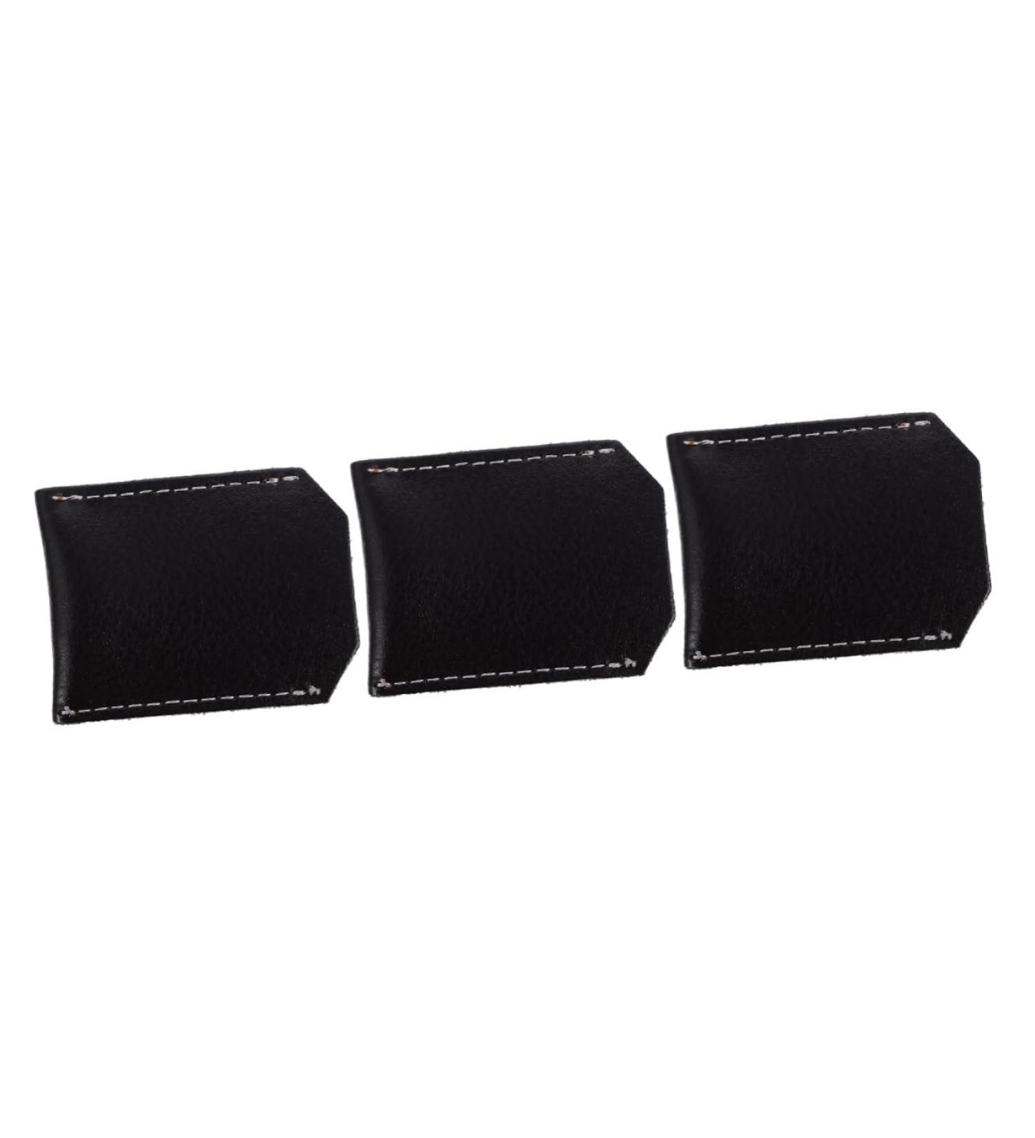 Minkissy 3-Pack Razor Travel Bags - Clear Carrier for Safety Razors Leather Sleeve PU Storage 6x4cm - Buy Online on GoSupps.com