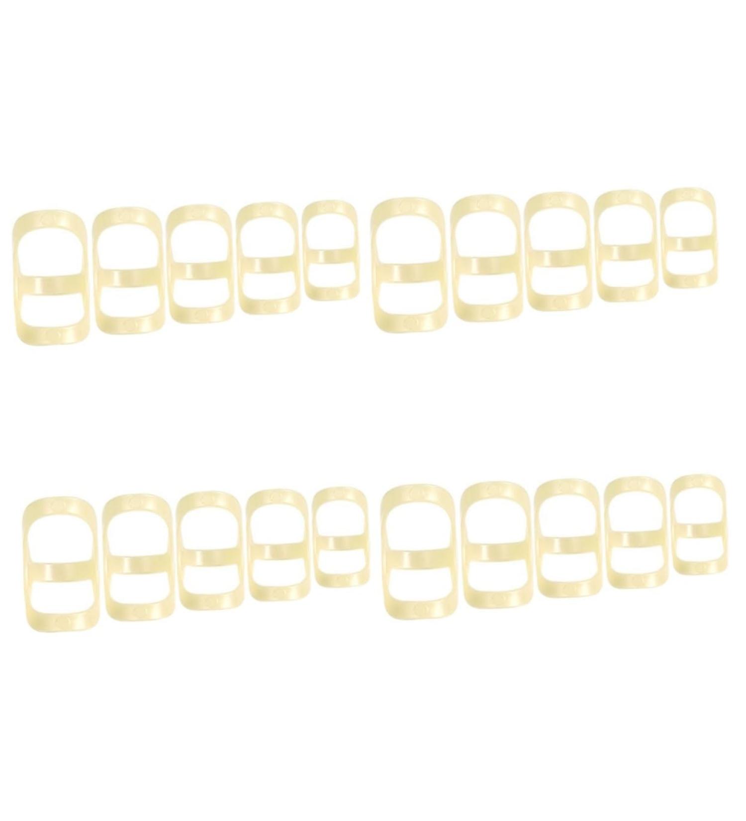 ULTECHNOVO 20 Pcs Durable Finger Brace Metacarpal Support Splint - Adjustable Stabilizer for Adults & Children - Best Fix for Finger Injuries - Buy Online on GoSupps.com