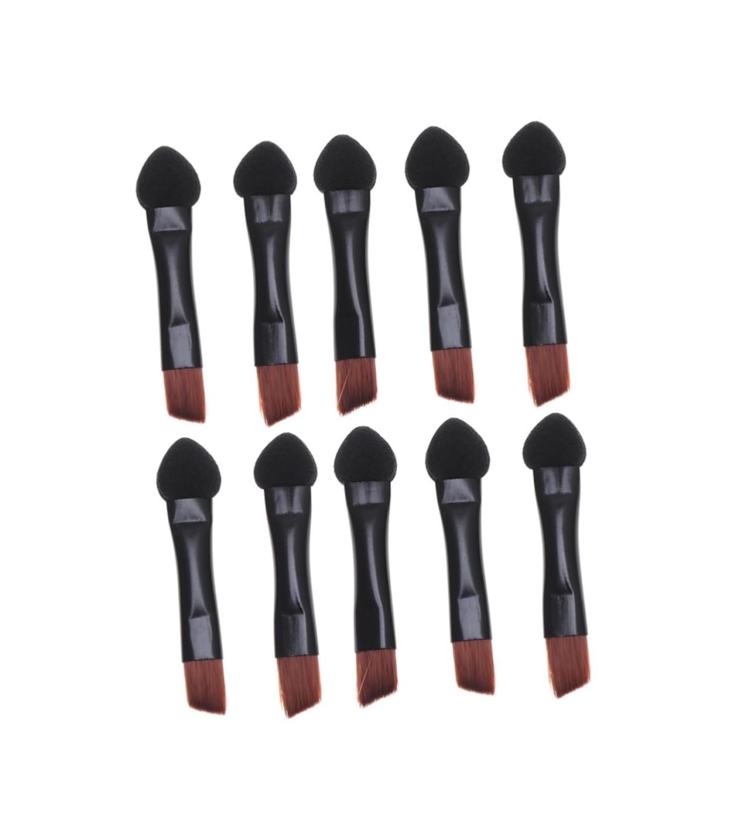 Ipetboom Mini Lipsticks 20pcs Women Shadow Applicator Sided Black Brush Eye Portable for Tool Sponge Double Girls Makeup - Buy Online on GoSupps.com