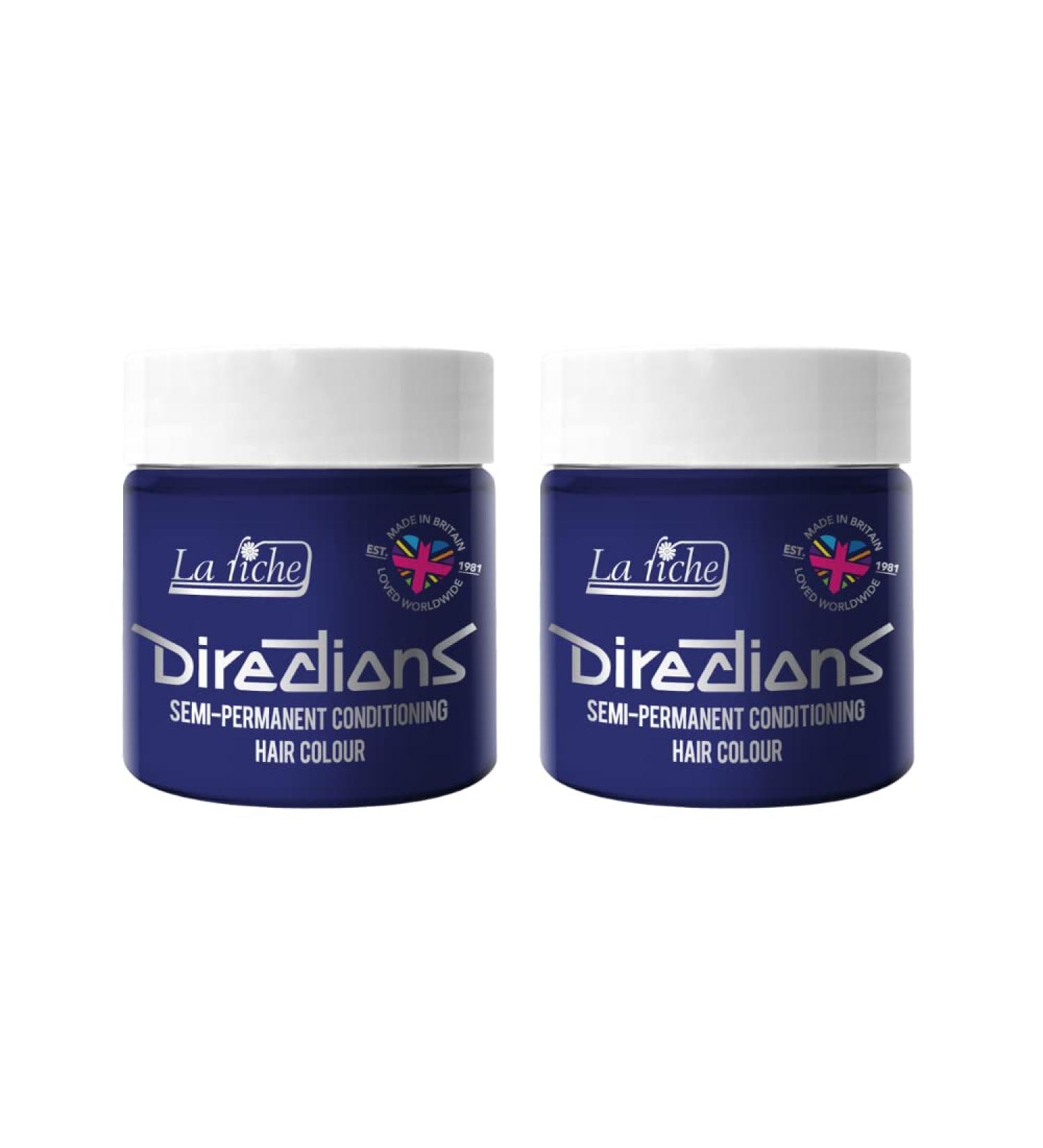 La Riche Directions Semi-Permanent Hair Color 100 ml Jar 2-Pack (Ultra Violet) Ultra Violet 100 ml (2-Pack)