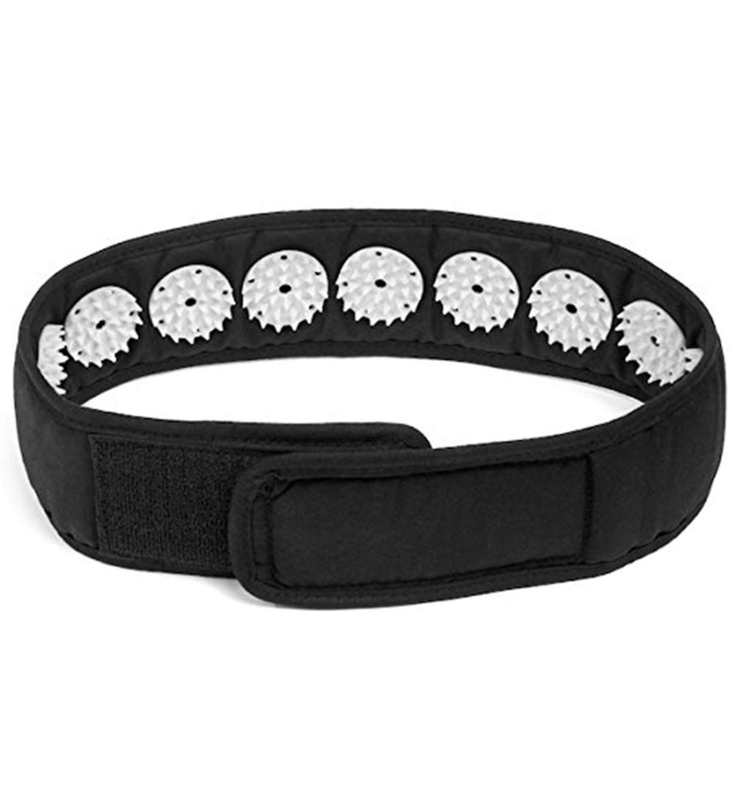 Leikance Acupressure Headband - Neck & Head Massage for Muscle Stress Relief & Relaxation | Acupuncture Massage Belt - International Shipping Available - Buy Online on GoSupps.com