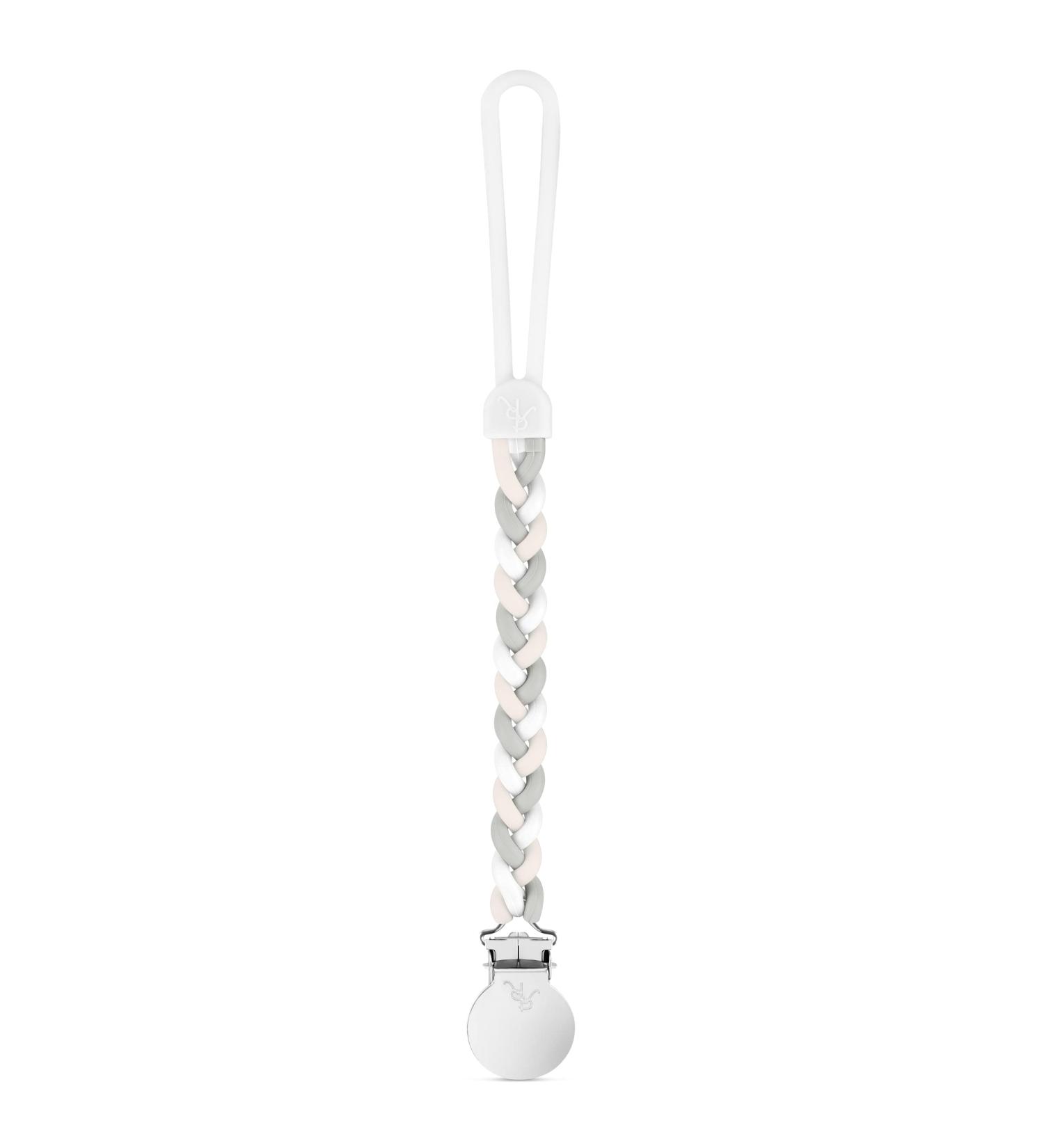 Ryan & Rose Braided Silicone Pacifier Clip - Sandbox - Buy Online on GoSupps.com