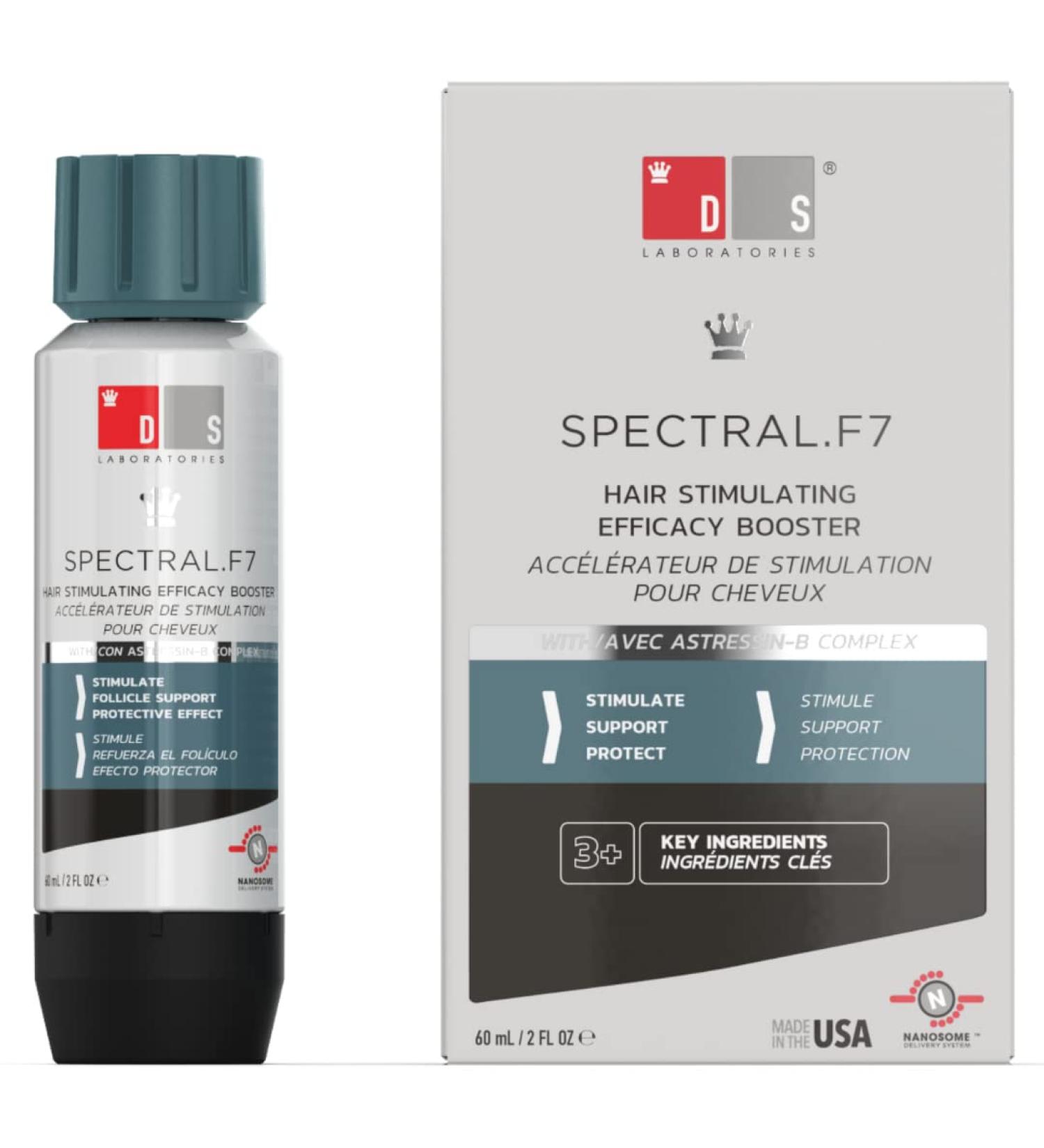Spectral.F7 Hair Serum Booster by DS Laboratories | Supports Hair Growth and Combats Stress-Induced Thinning | 2 fl oz - Buy Online on GoSupps.com