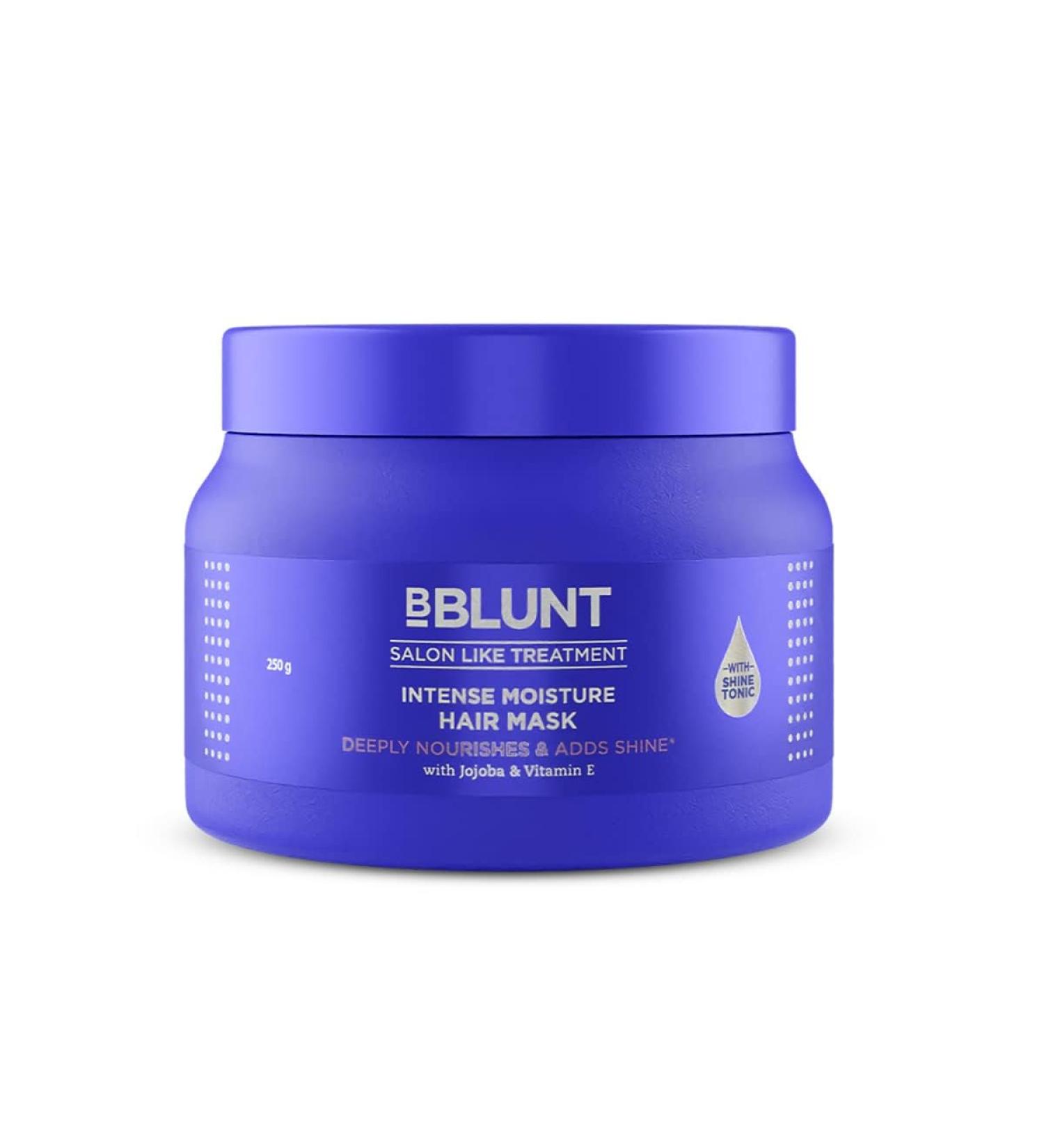 Intense Moisture Hair Mask with Jojoba Oil & Vitamin E - Nourished & Shiny Hair - 250g | International Shipping Available - Buy Online on GoSupps.com