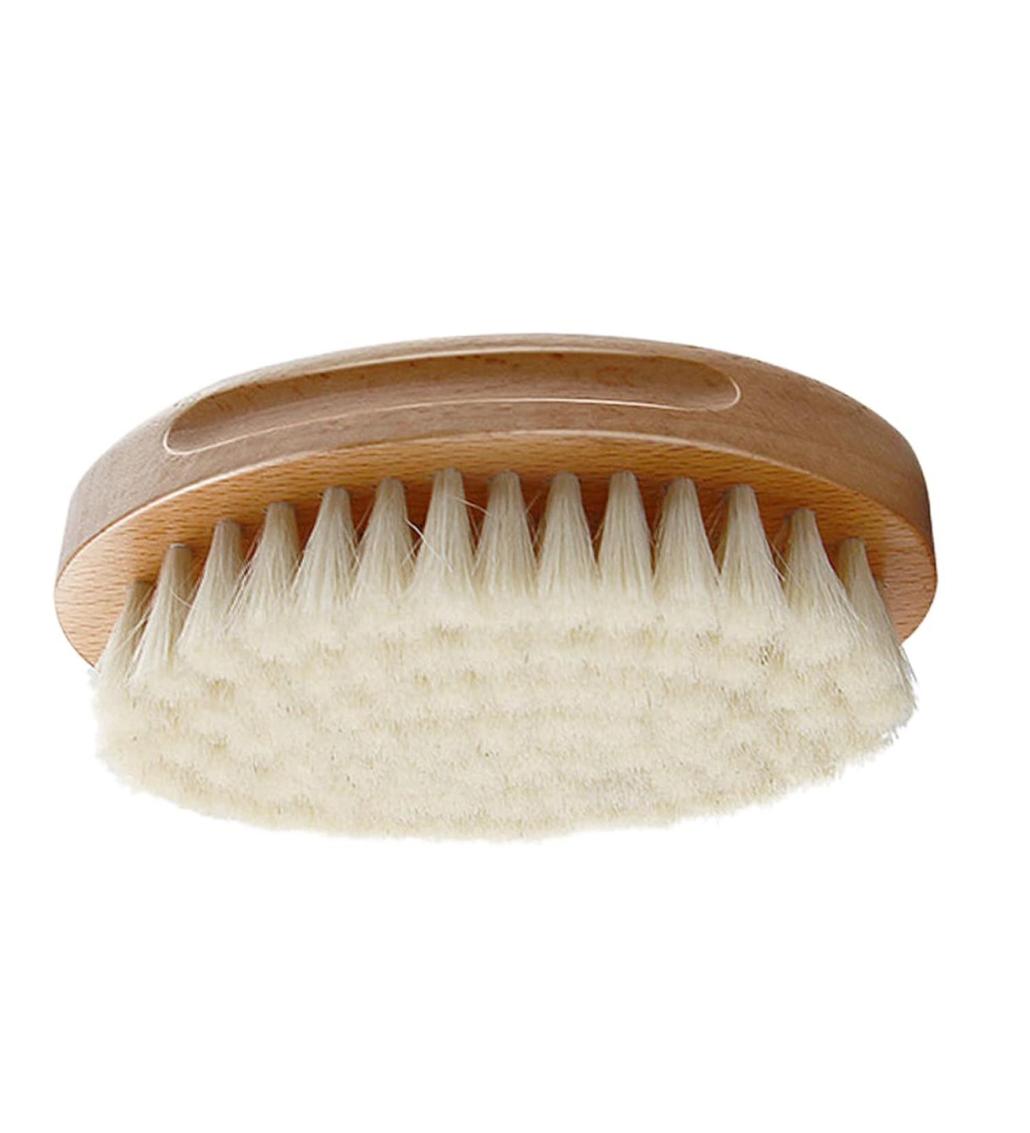 Healvian Baby Bath Cleaning Brush Set - Newborn Hair Brush, Shower Massage Comb Kit - White 11x6cm - Buy Online on GoSupps.com