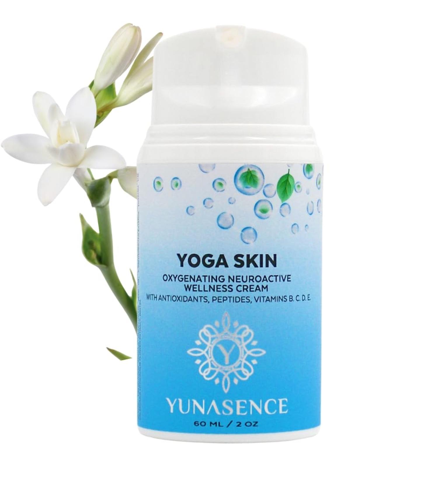 Yoga Skin Oxygenating Neuroactive Wellness Cream - Antioxidants & Vitamins B C D E for Radiant Skin - Buy Online on GoSupps.com
