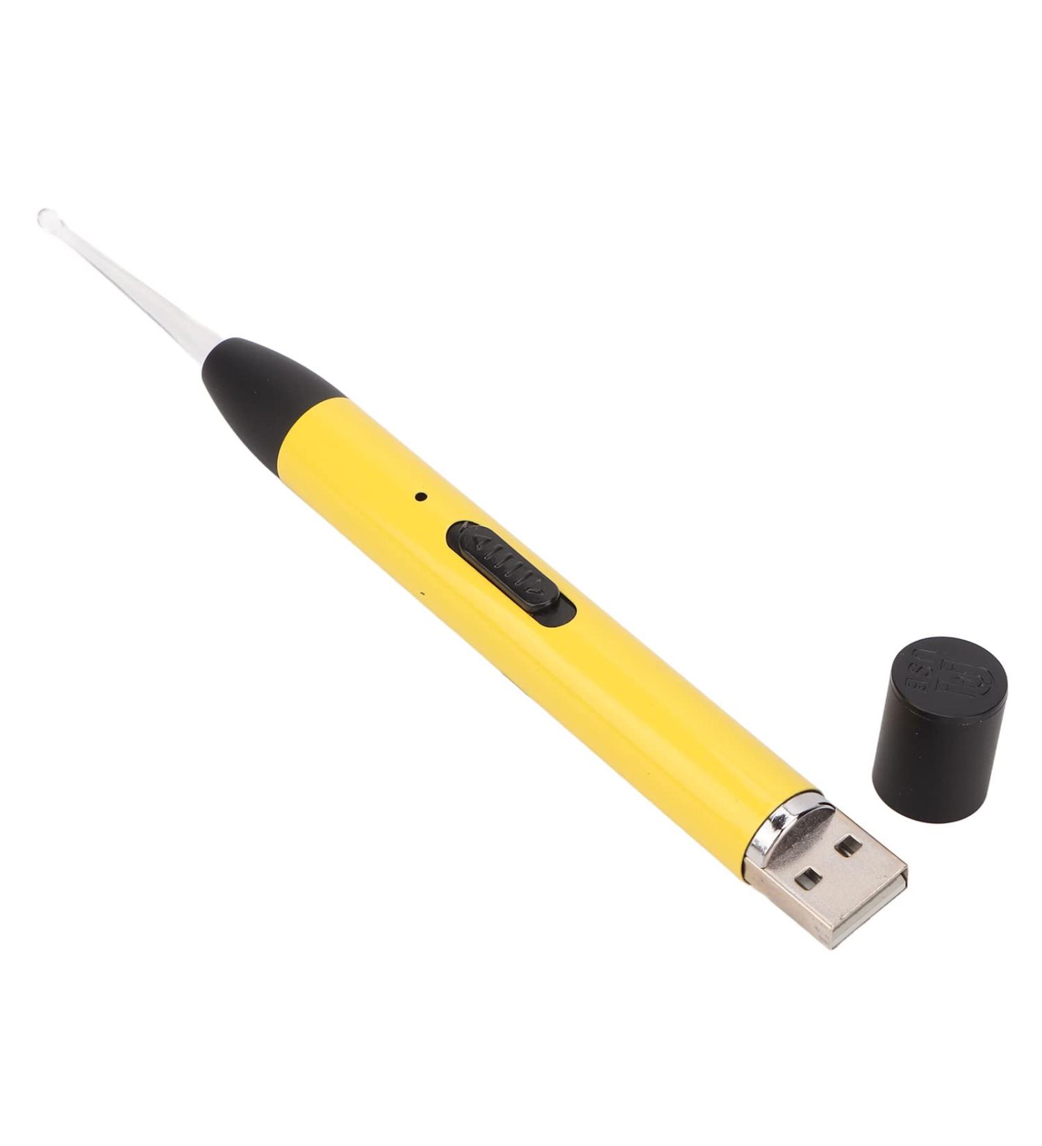 LED Earpick with Double Light Source - Portable and Bright Yellow Light for Hospital Use - Buy Online on GoSupps.com
