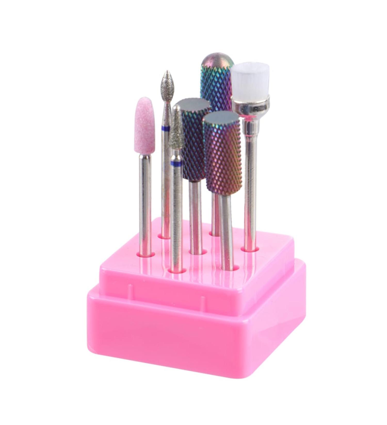 Beatifufu 1 Set Nail Drill Bits Nail Drill Tool Acrylic Nails Buffer Bit Nail Polishing File Bit Heads Manicure Tools Acrylic Nail File Bits Toe Dividers for Nail Polish Fruit Headband - Buy Online on GoSupps.com
