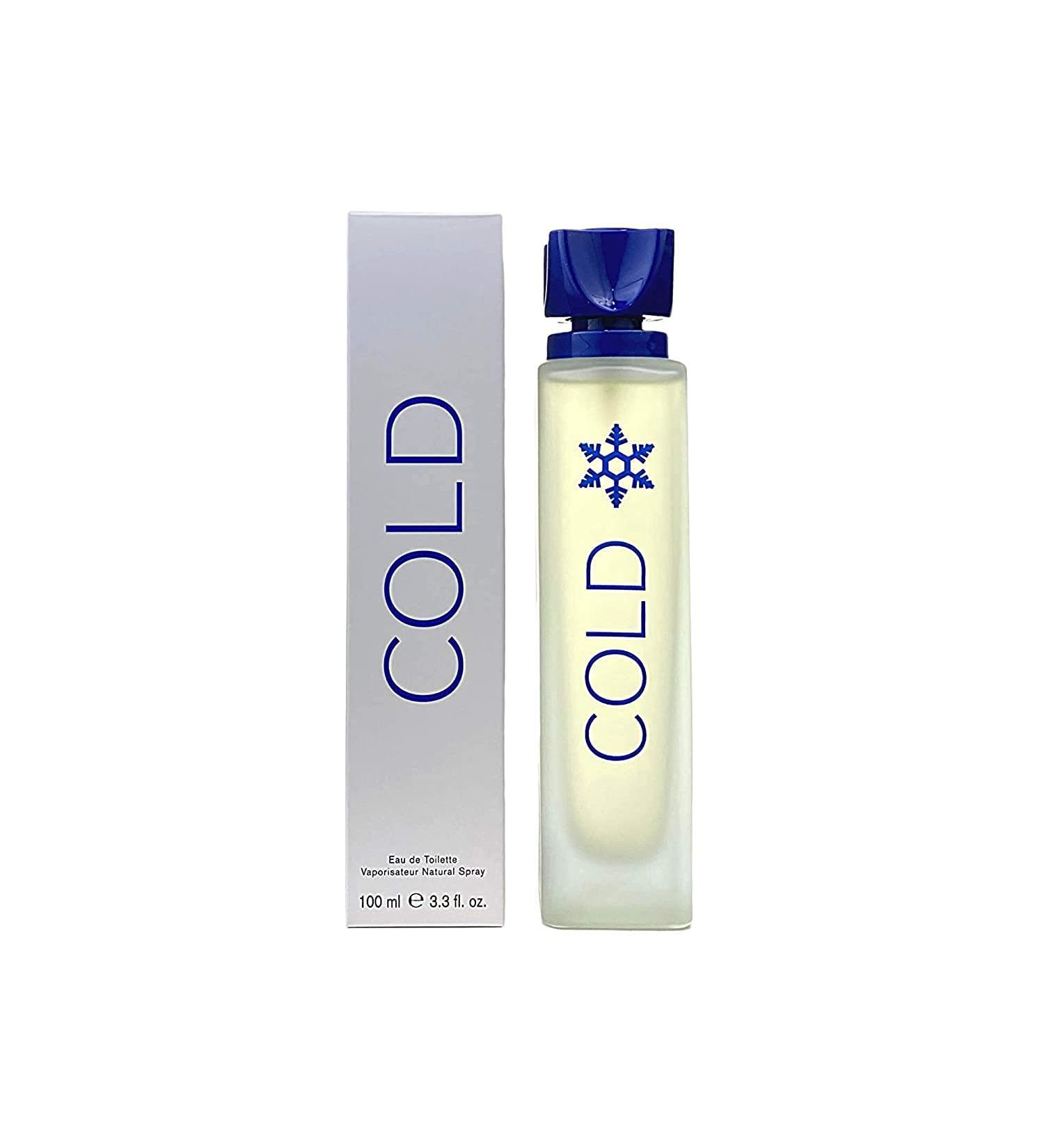 Benetton Cold Edt Spray New In Box for Men Eau De Toilette Spray COLD 3.3 Oz 3.3 Fl Oz (Pack of 1) - Buy Online on GoSupps.com