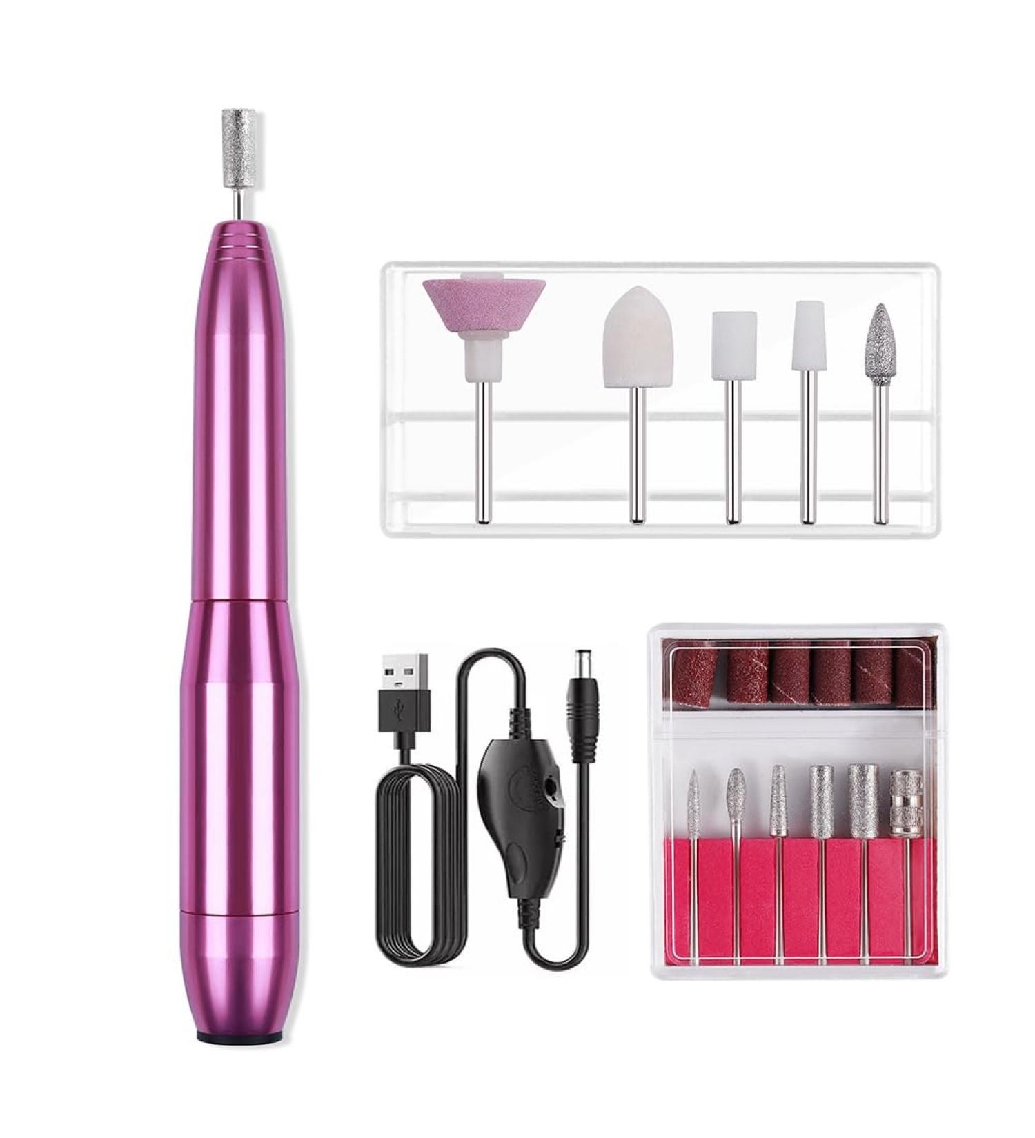 pintoc USB Electric Engraving Tool Kit for Manicure Carving Wood Metal Stone Plastic Jewelry Glass Etchingtool - Buy Online on GoSupps.com