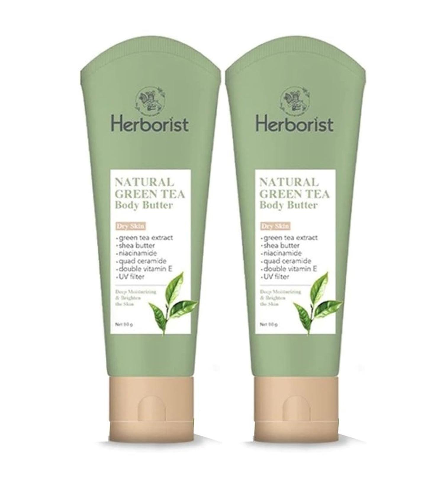 Herborist Body Butter 80g Natural Green Tea (Pack of 2) - Buy Online on GoSupps.com