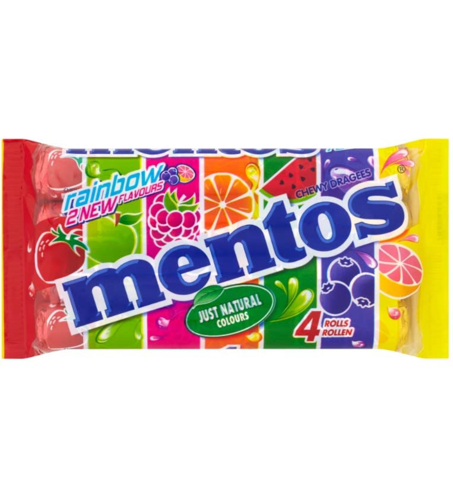 Mentos Rainbow 37.5g Delicious Tasty And Twisty Treat Gift Hamper Christmas Birthday Easter Gift (28) - Buy Online on GoSupps.com