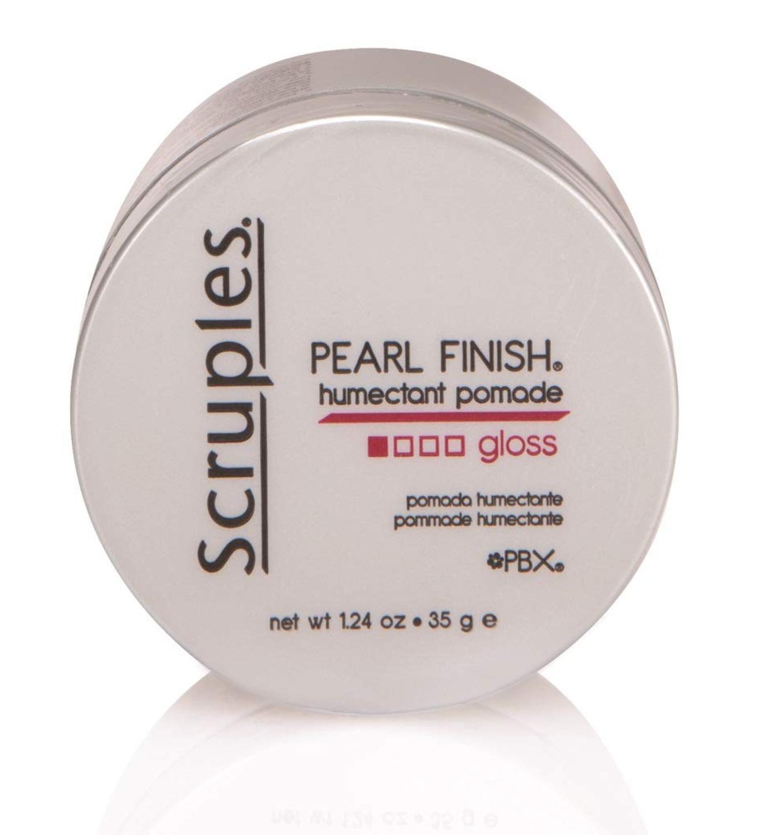 Scruples Pearl Finish Humectant Pomade - Flexible Hold Frizz Control Flyaway Tamer (2 oz)