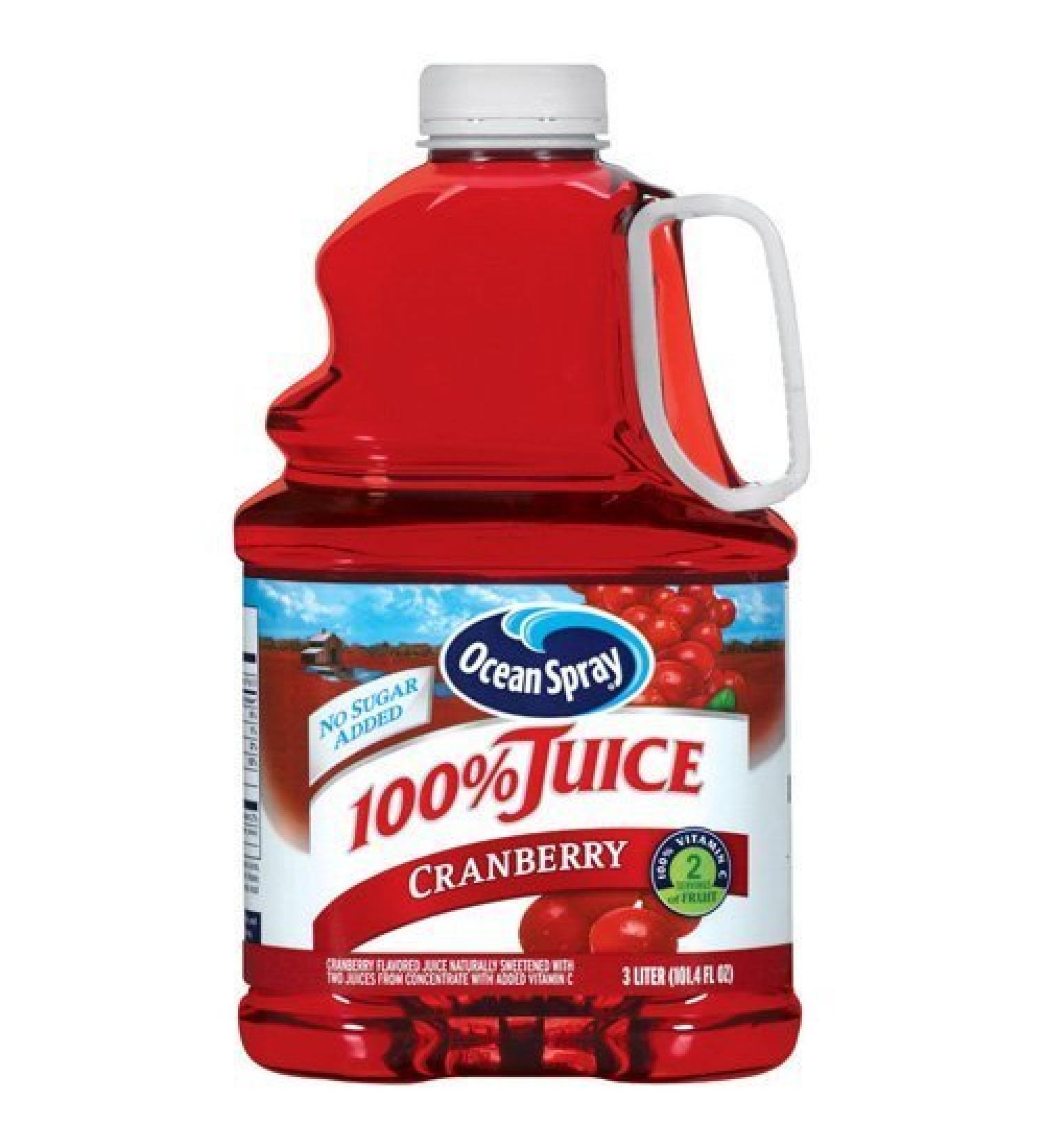 Ocean spray 100 % Cranberry Juice Blend 3 L