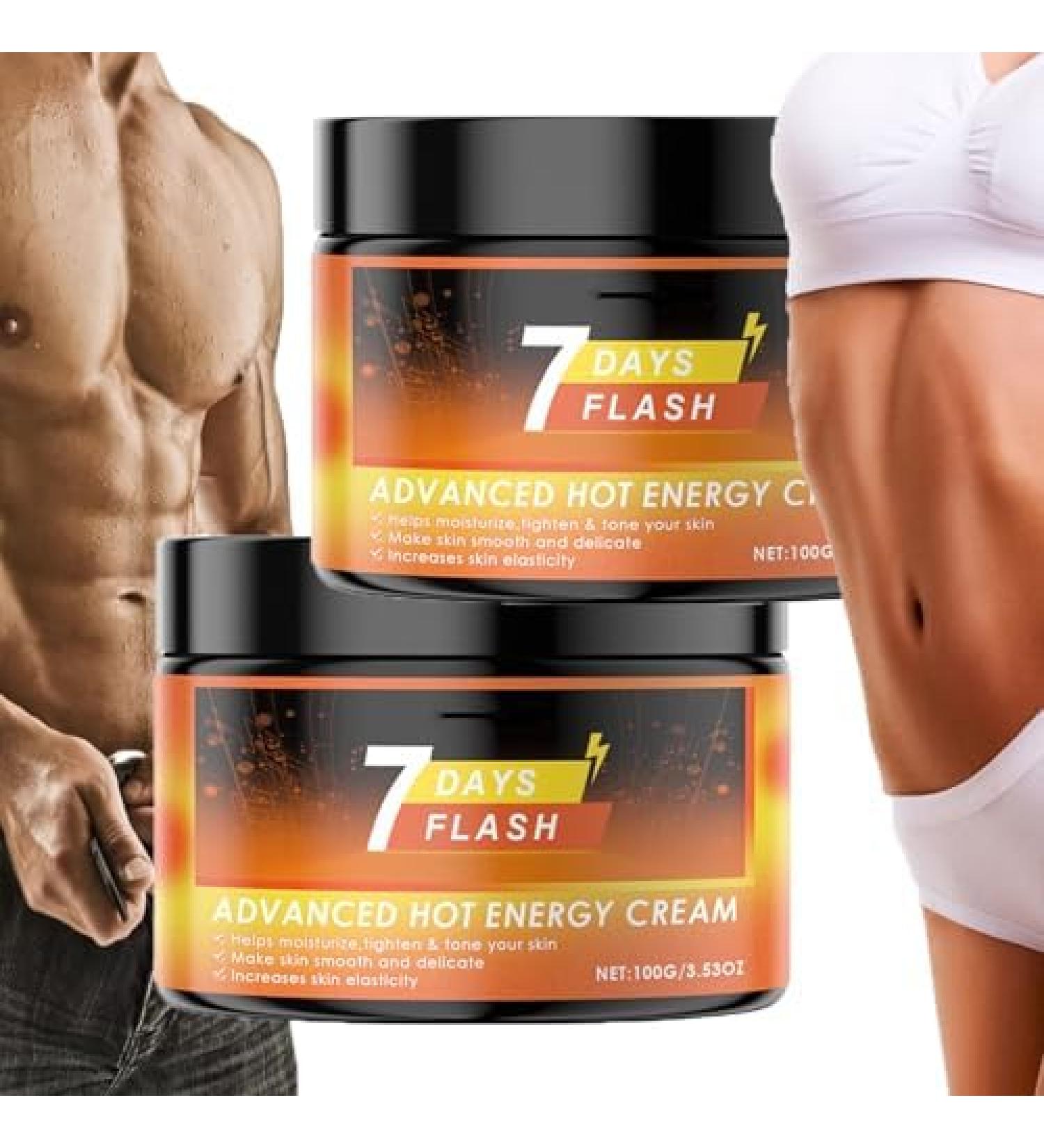 Anshka 7 Days Flash Cream - Advanced Hot Sweat Cream Sweat Enhancer Cream 7 Day Flash Cream Hot Sweat Cream Moisturize Tighten & Mone Your Skin Make Skin Smooth and Delicate (2) - Buy Online on GoSupps.com