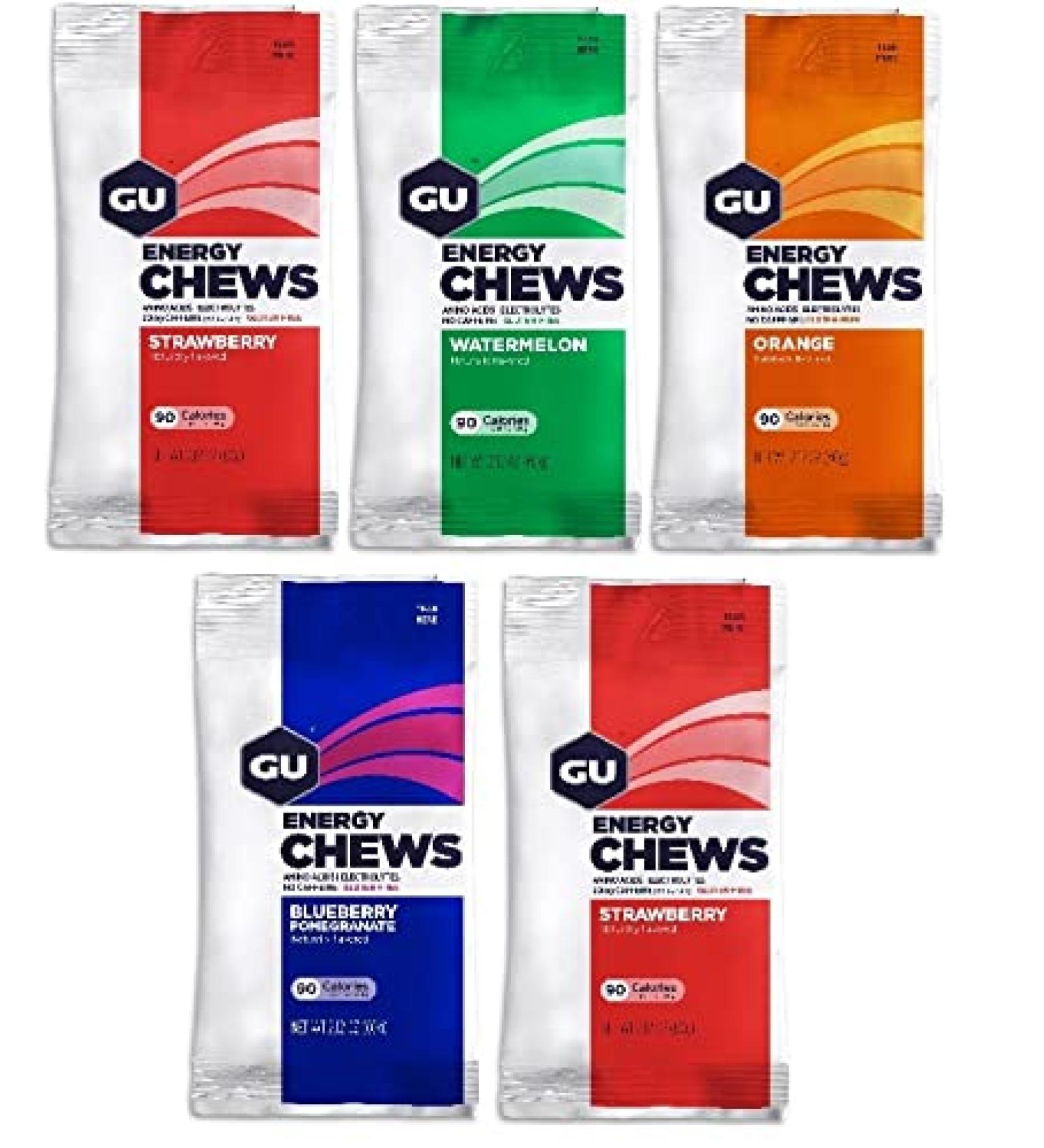  GU Energy GU Energy Chews 60g Pack of 5 - Buy Online on GoSupps.com